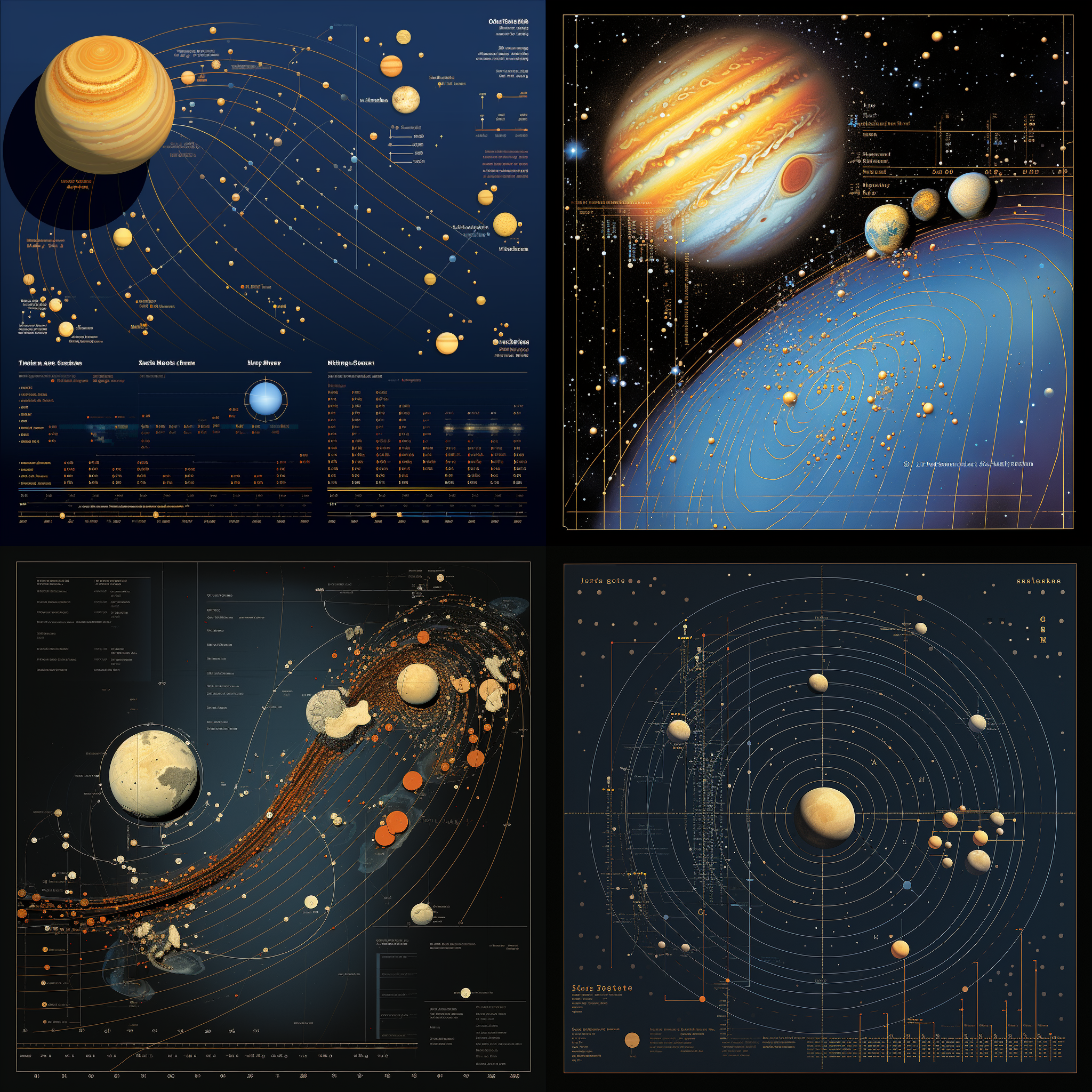 封面背景是宇宙银河的深蓝色夜空，一颗颗星球浮现在其中。每颗星球上标注着独特的金融术语，如"黄金分割"、"大盘风控"、"同位涨停"、"趋势乖离率"、"半年线"等。"黄金分割"星球上描绘一块金色的比例尺，"大盘风控"星球上展示螺旋状的风控符号。星球的排列形成一个金融宇宙的图景，贯穿整个宇宙的金融法则，伊布船长的名字以光芒的形式引导读者的视线。书名《模型大金库》以精致的字体写在星云中央。星球的边缘添加光晕效果，使其更加立体感。