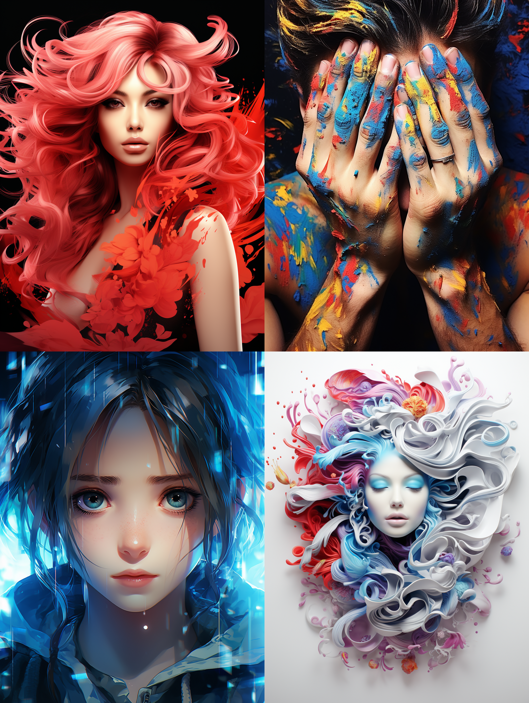 警惕过度和极端的行为。水彩画，宣传画，明亮色彩，柔和笔触，细节丰富，抽象风格，视觉冲击，情感表达，创意构图，对比强烈，饱和度高，光影渲染，人物形象，社会意义。