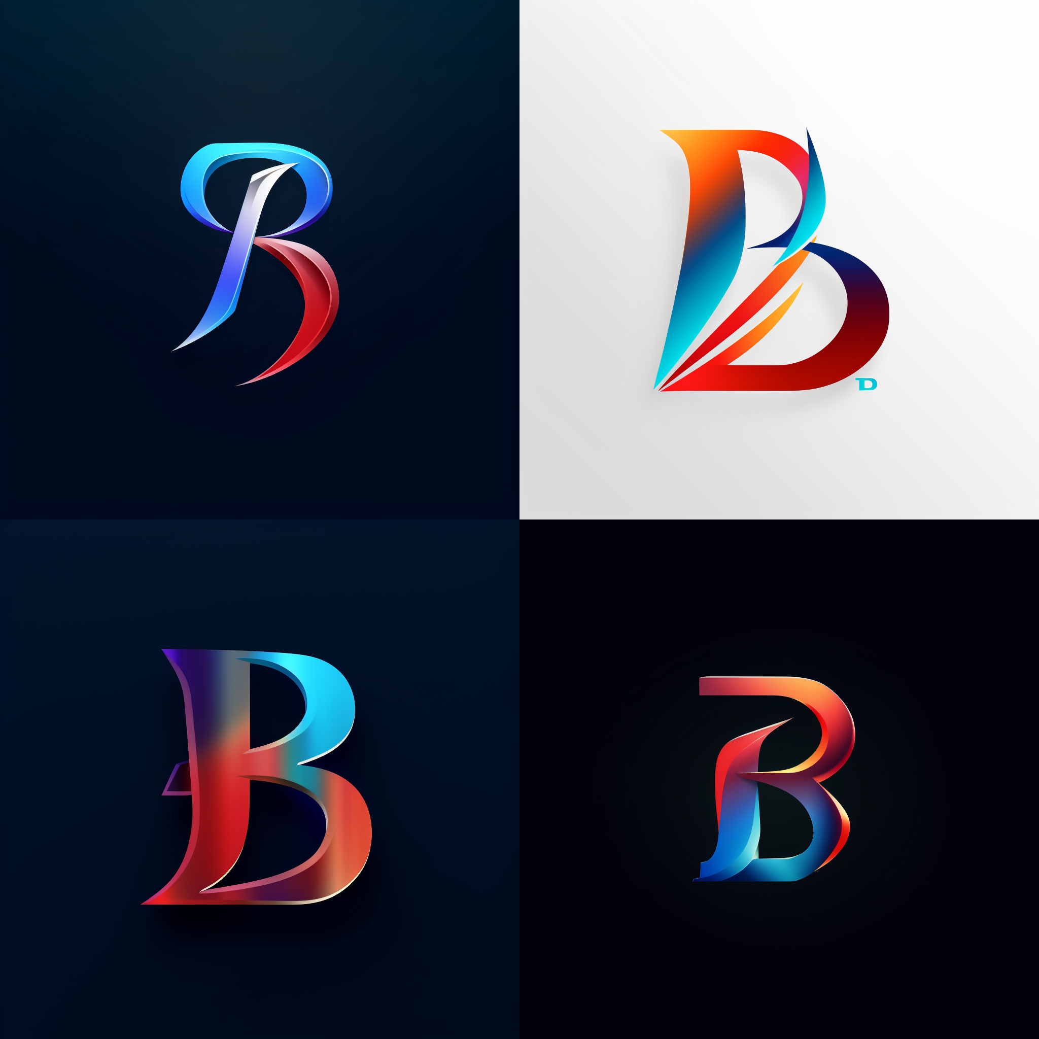 byn字母组合式logo，极简主义，红绿蓝渐变色，完全排列，专业设计，简洁明了，高饱和度，线条流畅，无冗余元素，抽象风格，现代感十足，契合专业形象，引人注目。