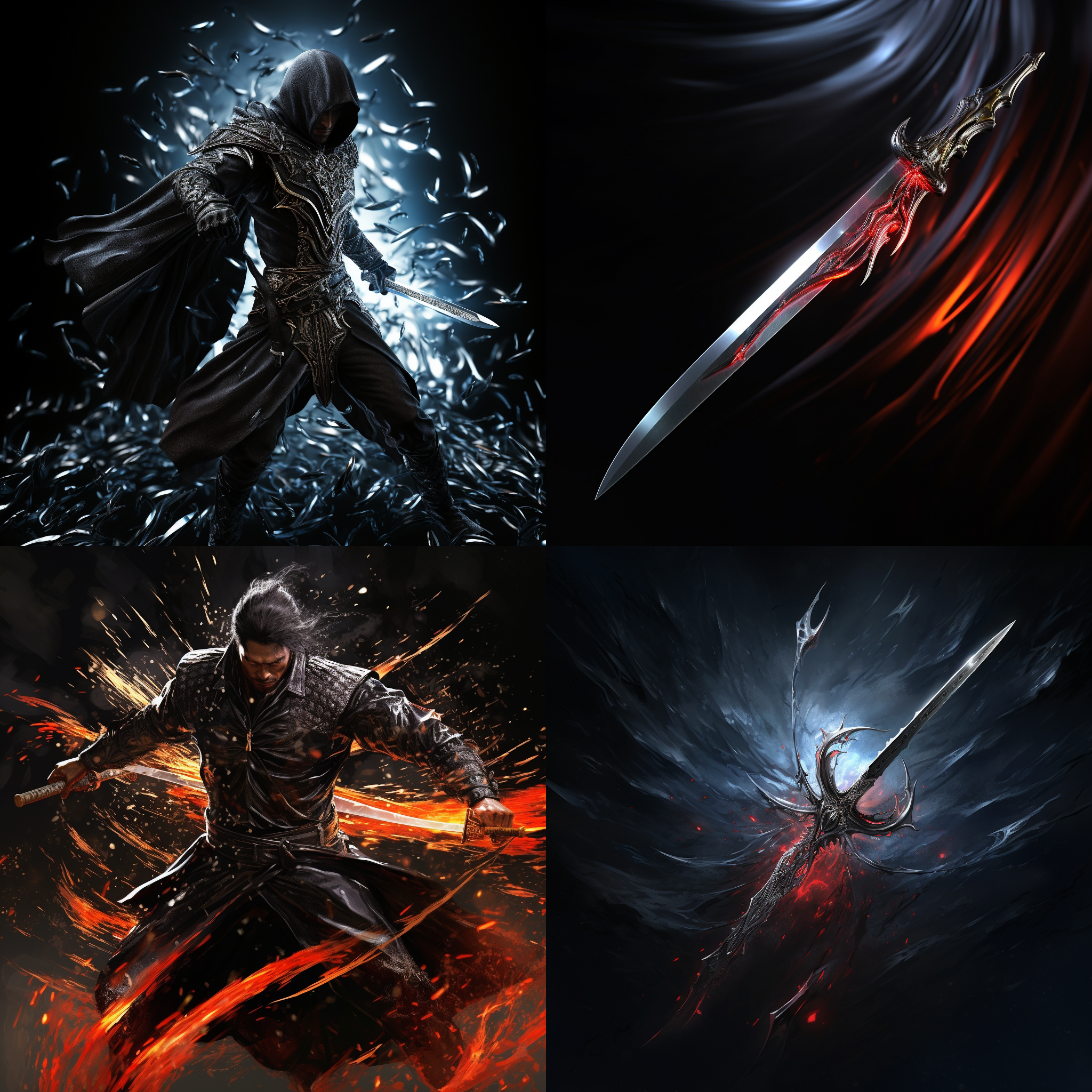 练气级飞针，黑铁秘银背景仙侠，独特构图，剑气纵横，细节丰富，强烈对比，锐利镜头，明暗交错，闪光灯照射，动态流畅，神秘色调，激情澎湃。
