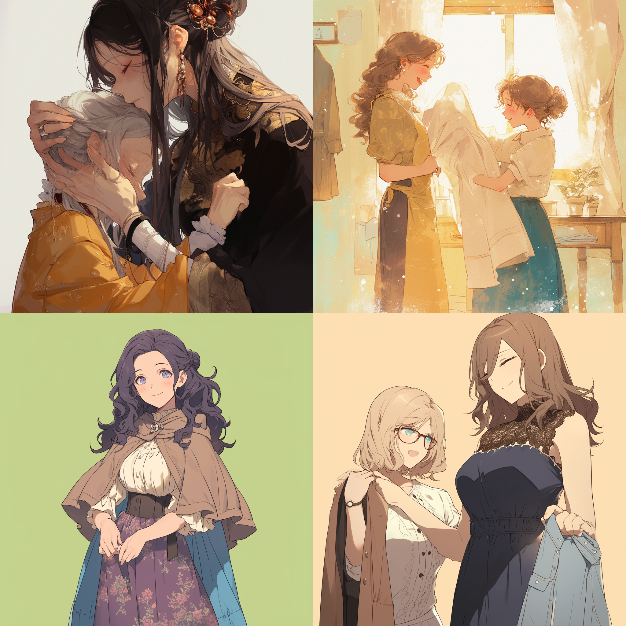 完成祖母的心愿，女主开始新的生话