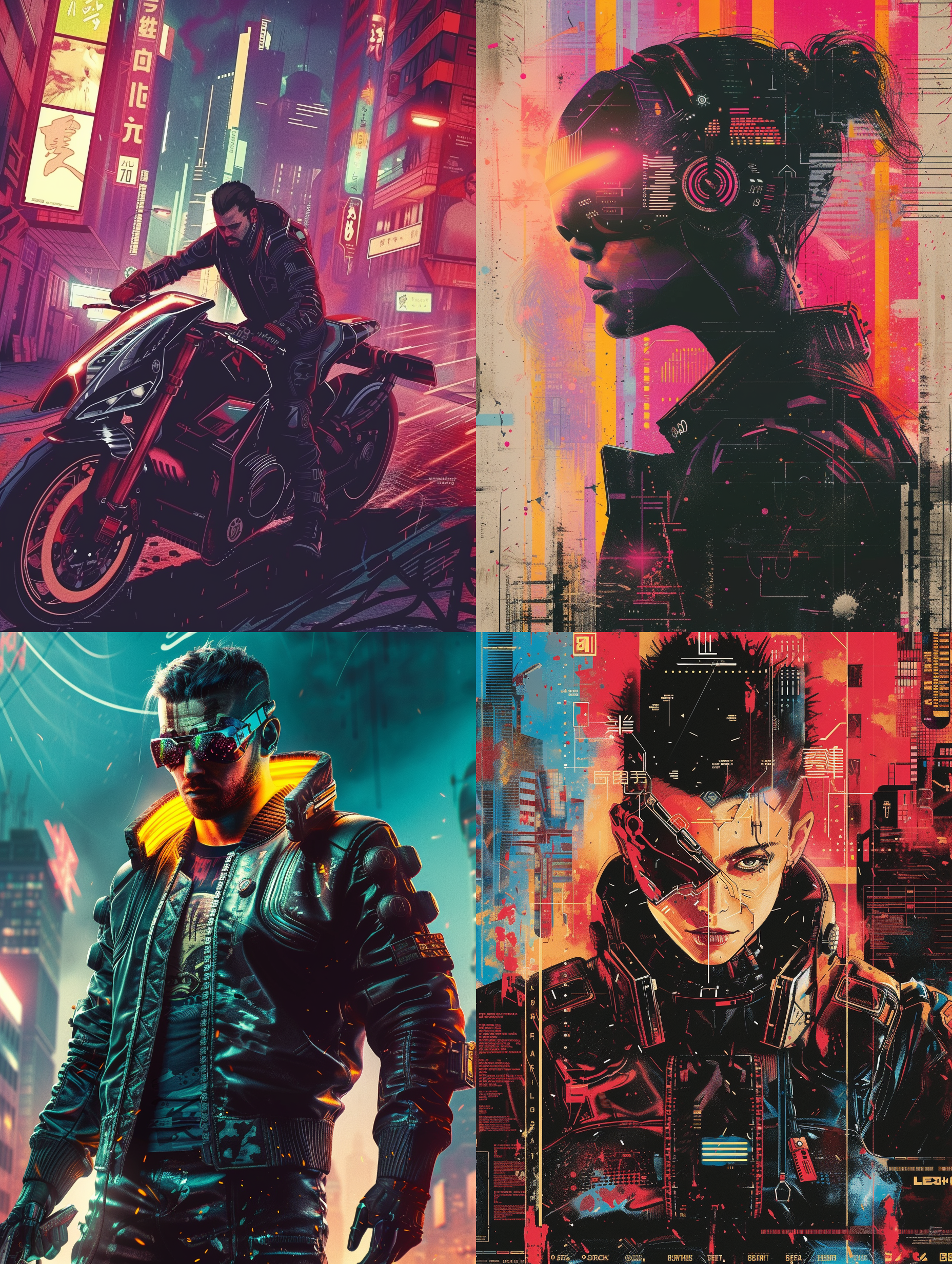 赛博朋克电影海报