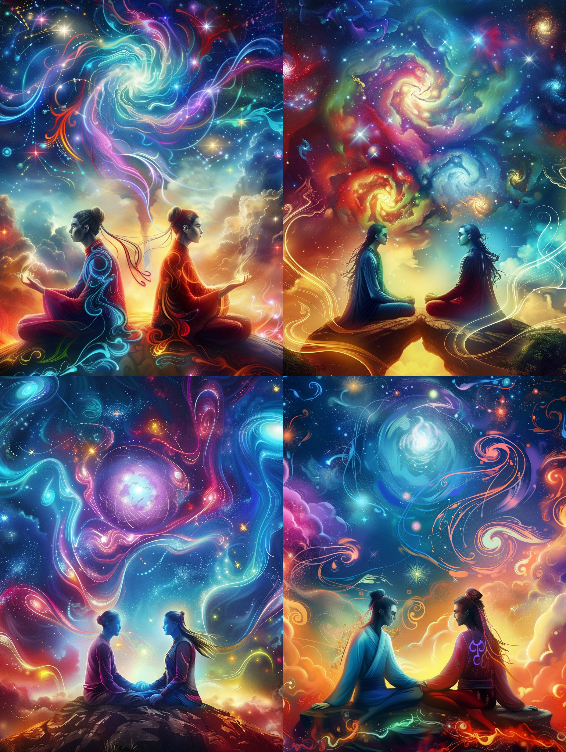 中国人，星空，彩云，魔术师，真实，梦幻，神秘