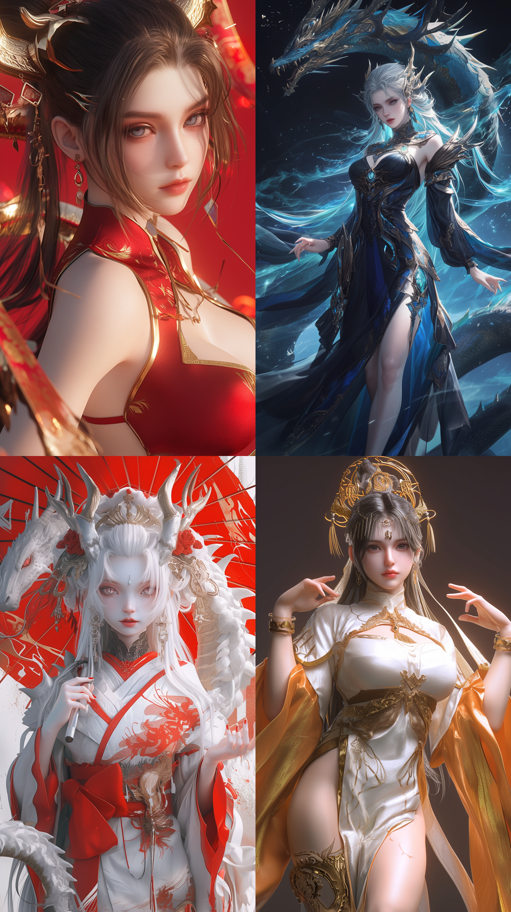 生肖龙拟人化，时尚潮流服装，炫酷背景，超帅动作，数字渲染，梦幻引擎，ip 形象设计，超清晰外观设计，超完美细节把控，超高清画质，超精细动作，3d,c4d,莱卡镜头，苹果壁纸，32k全景摄影