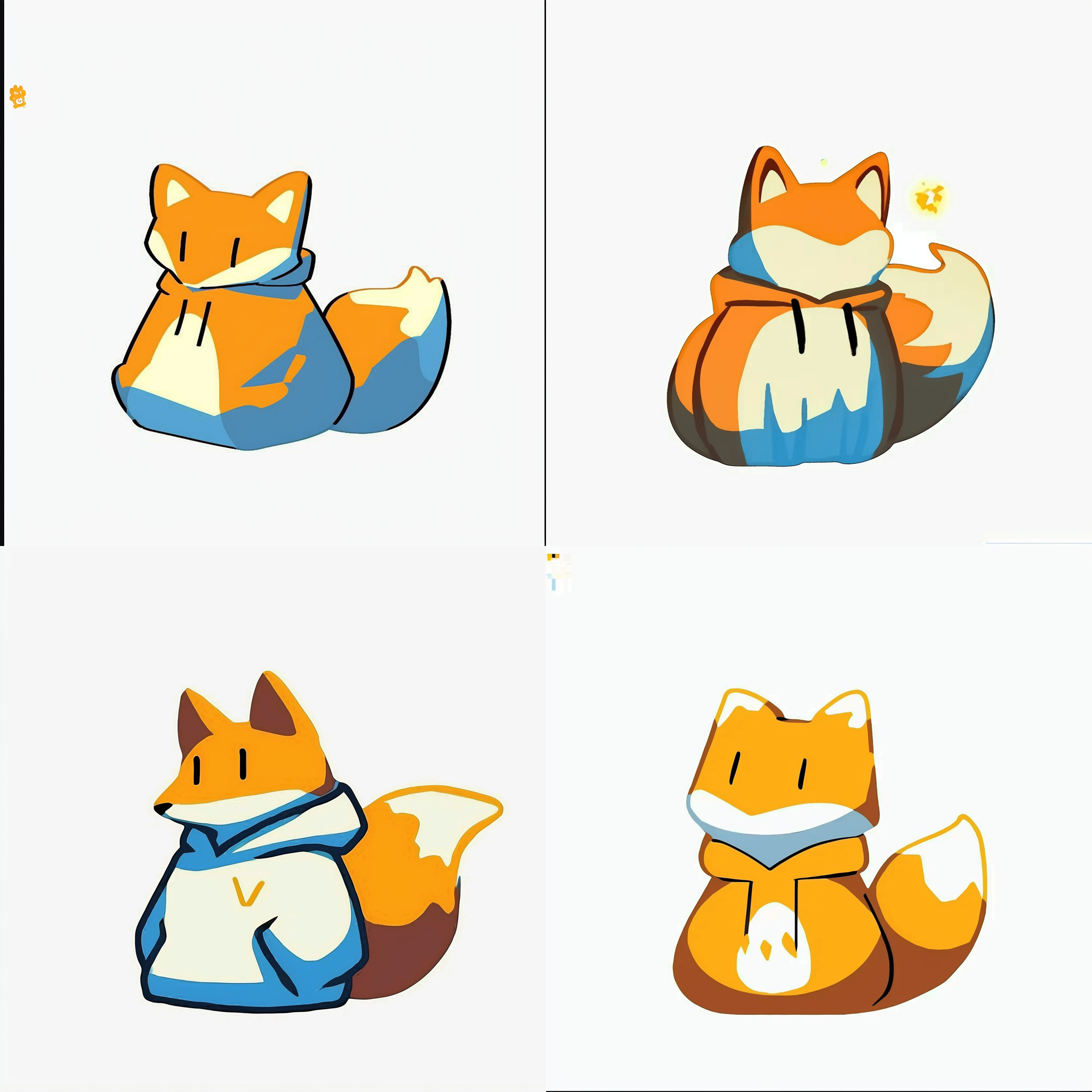 loge 光绘 标志 白黄 天蓝 白 明亮的 卫衣