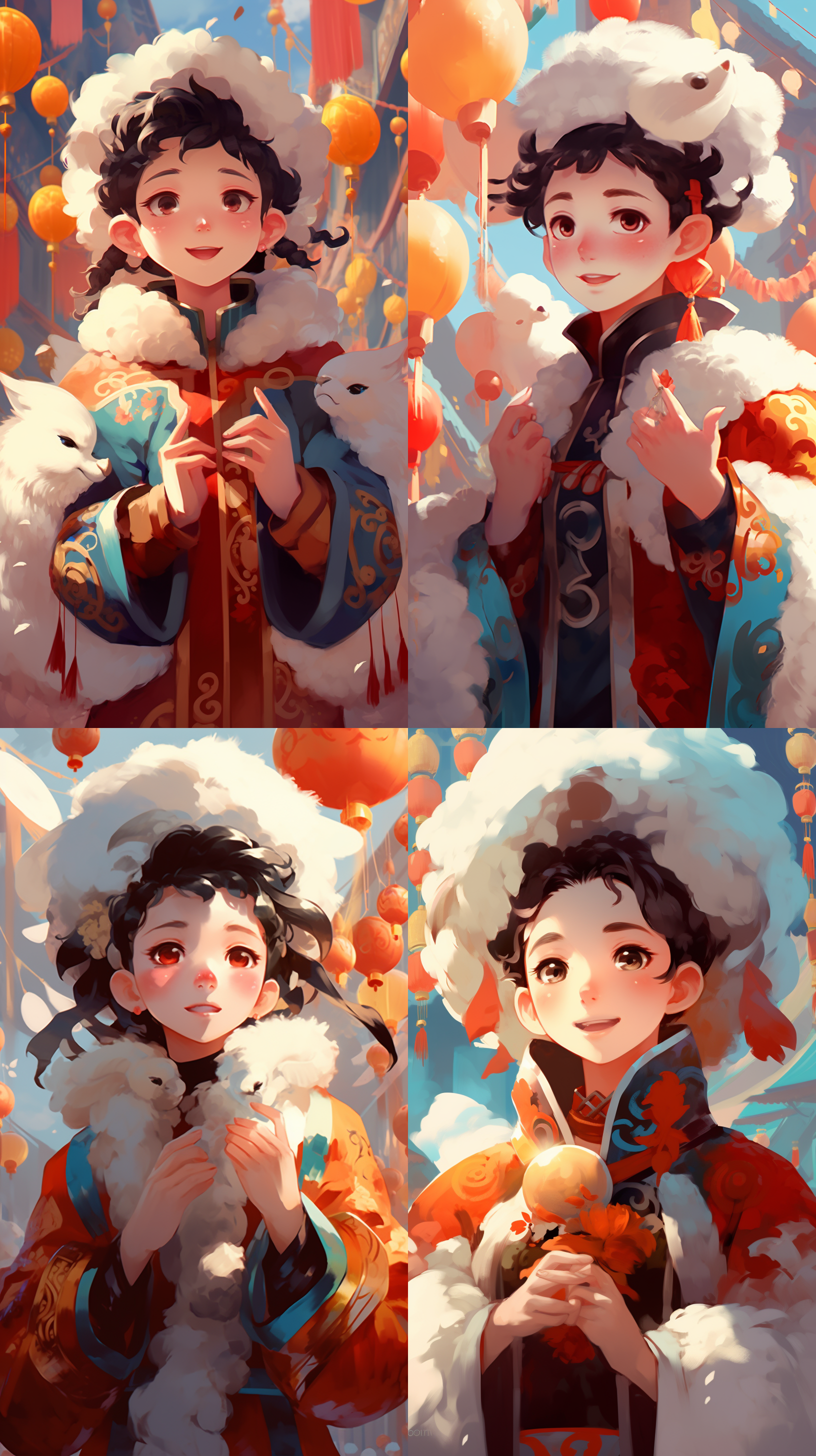 国潮插画，现代风格，抽象背景，多色彩，数字艺术，平面设计，创意元素，流行文化，独特风格，时尚感，夸张表现。