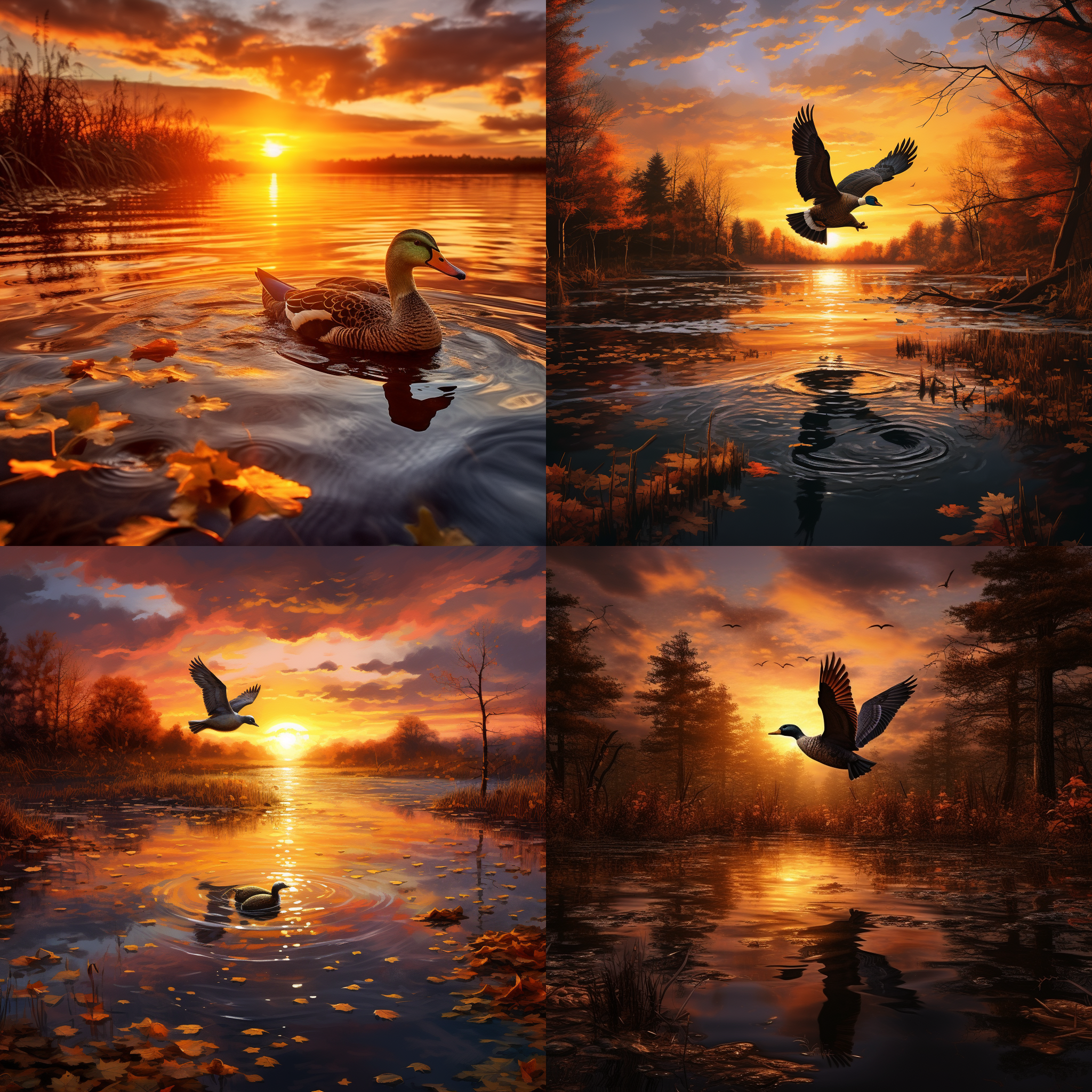 落霞与孤鹜齐飞，秋水共长天一色