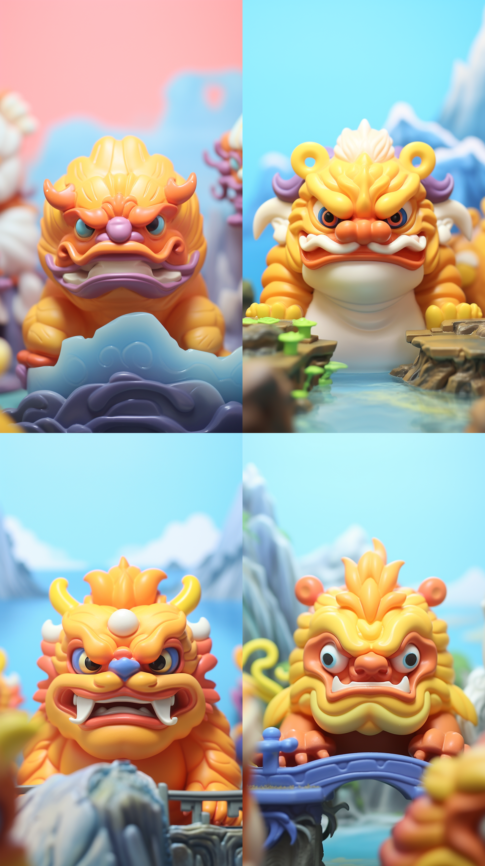 可爱、山海经、神殿背景