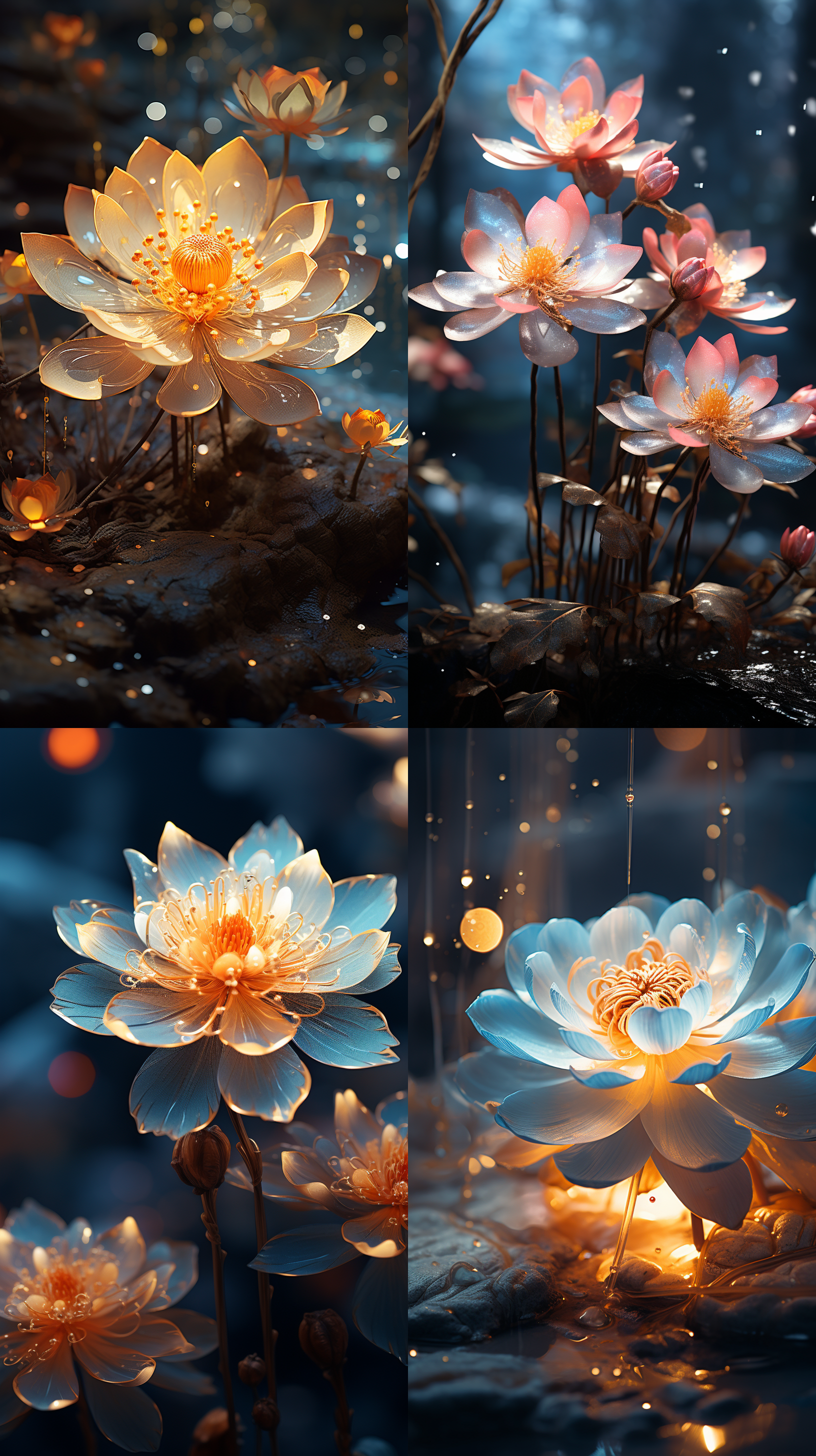 菩提开花，明亮的光线，电影的质感，神秘的感觉，东方美学，8k，高清