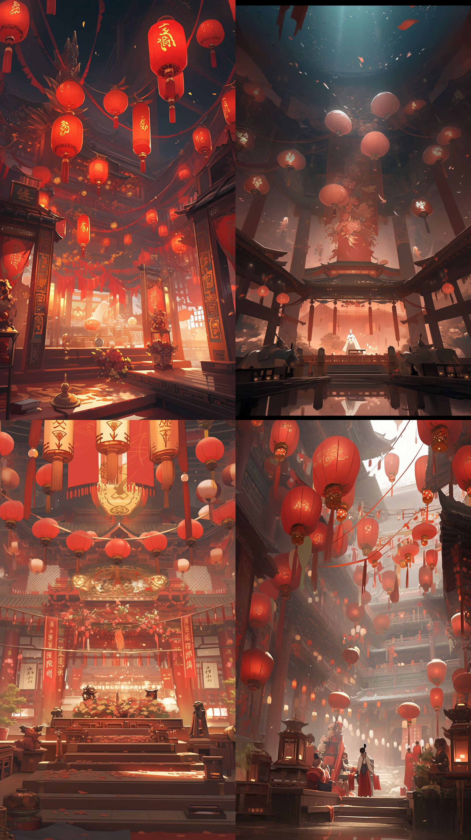 中国传统节日，道观，道士，香火、祭祀，钦赐仰殿 英雄联盟 玫瑰金 奢华金 黑金 浅青 液体黄金 电影灯光 镜头光晕 古代中式 道 禅宗