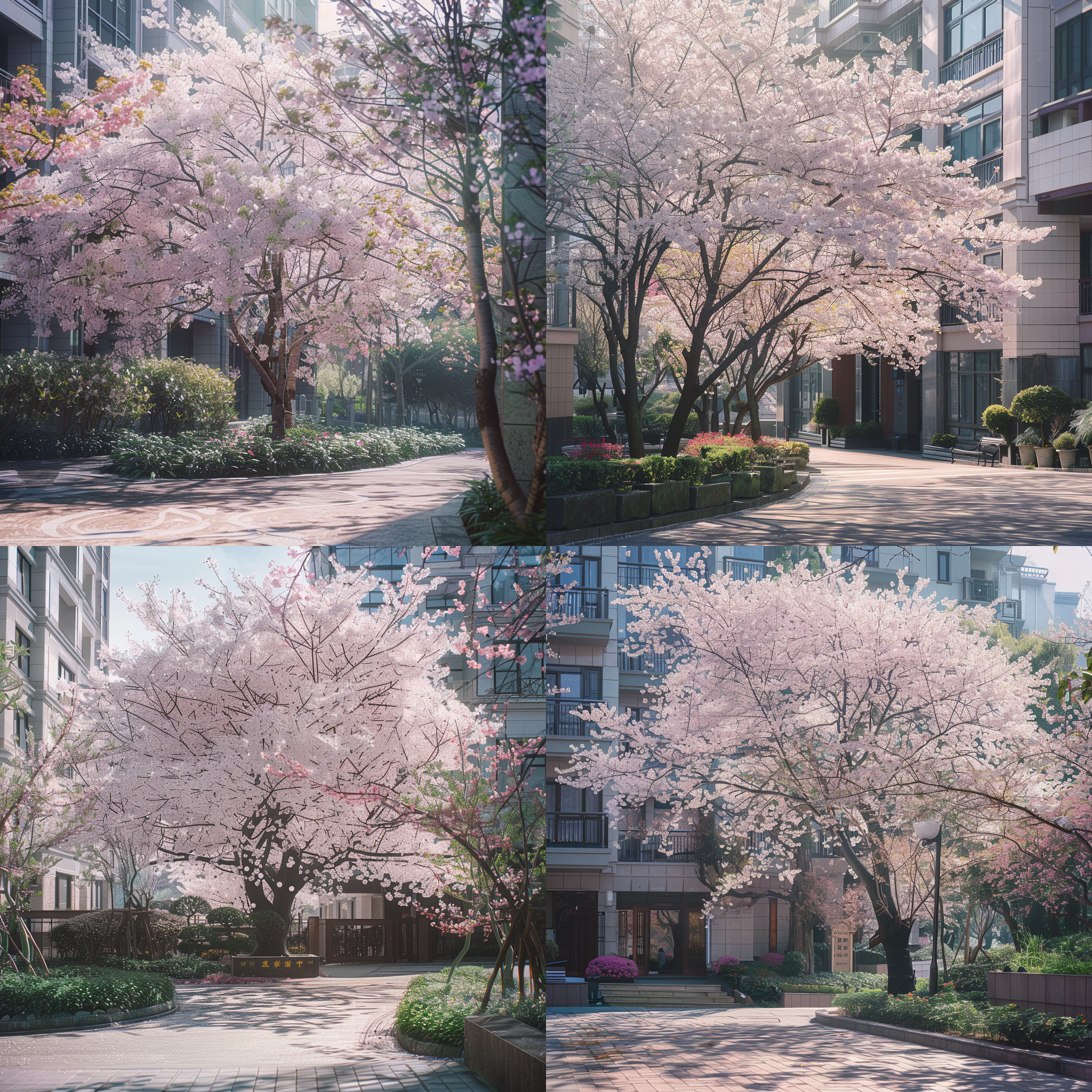 樱花盛开，写实主义风格，井岩俊二摄影，高清8k，浪漫情怀，精细细节，自然光，柔和色调，优雅动作，清新氛围。