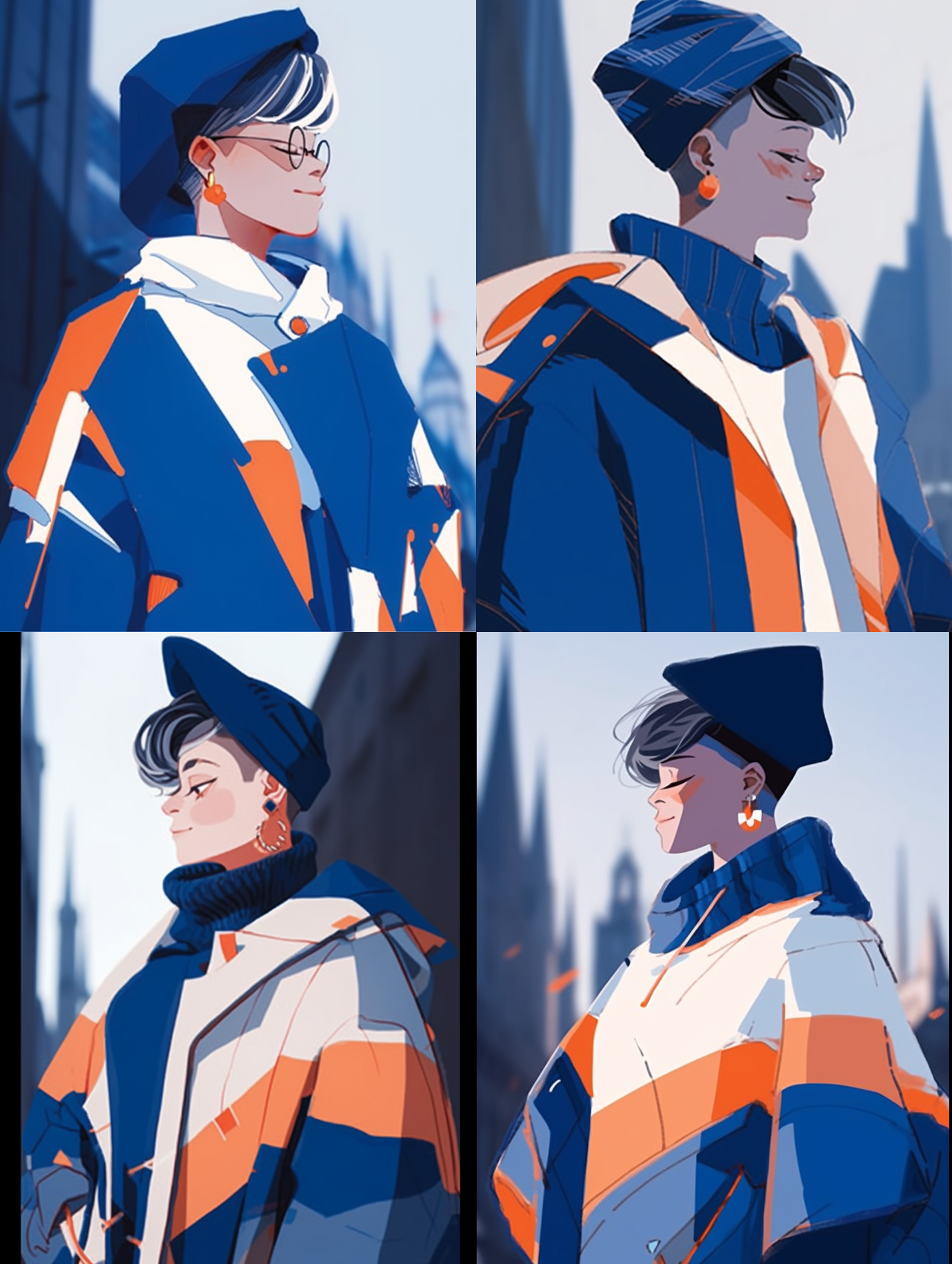 一位女性穿着克莱茵兰风格的传统服装，站在著名的科隆大教堂前。她身穿一袭华丽的长袍，头戴花冠，面带微笑。照片以大教堂为背景，利用对角线构图，突出了女性的优雅和庄严感。明亮的阳光照射在她身上，形成柔和的高光效果。整个画面充满了浓郁的克莱茵兰风情，给人以宁静和温暖的感觉。克莱茵兰风格，传统服装，科隆大教堂，对角线构图，高光，阳光，优雅，庄严，温暖。