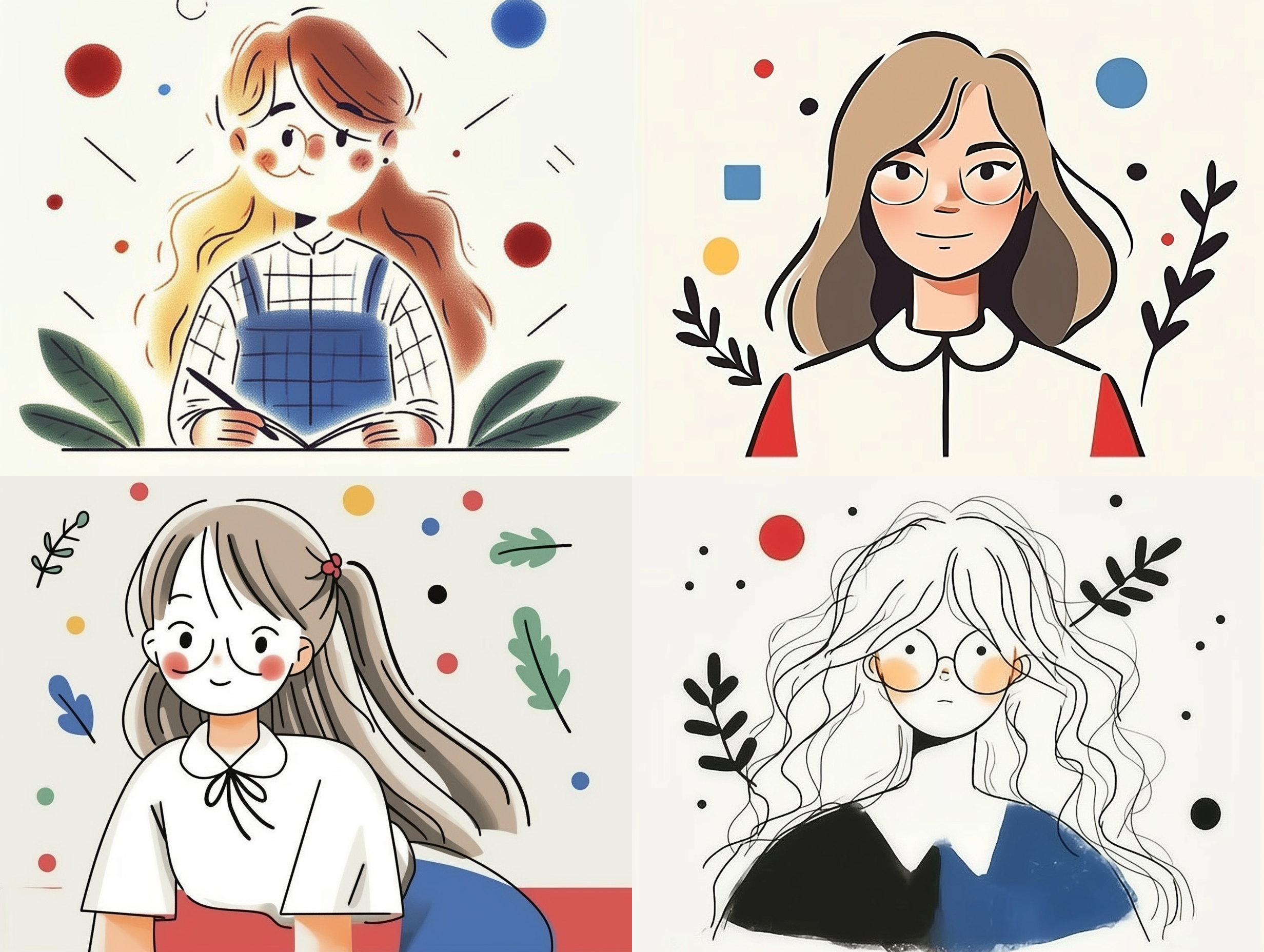 戴眼镜的美女老师