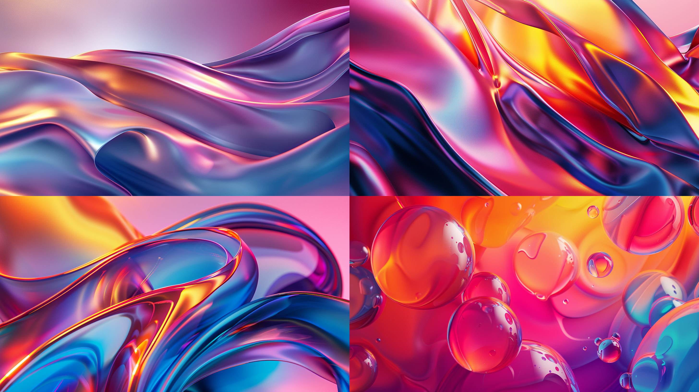 手机海报，明亮色调，高级感，8k分辨率，oc渲染，抽象设计，光影效果，立体感，鲜艳色彩，现代风格。