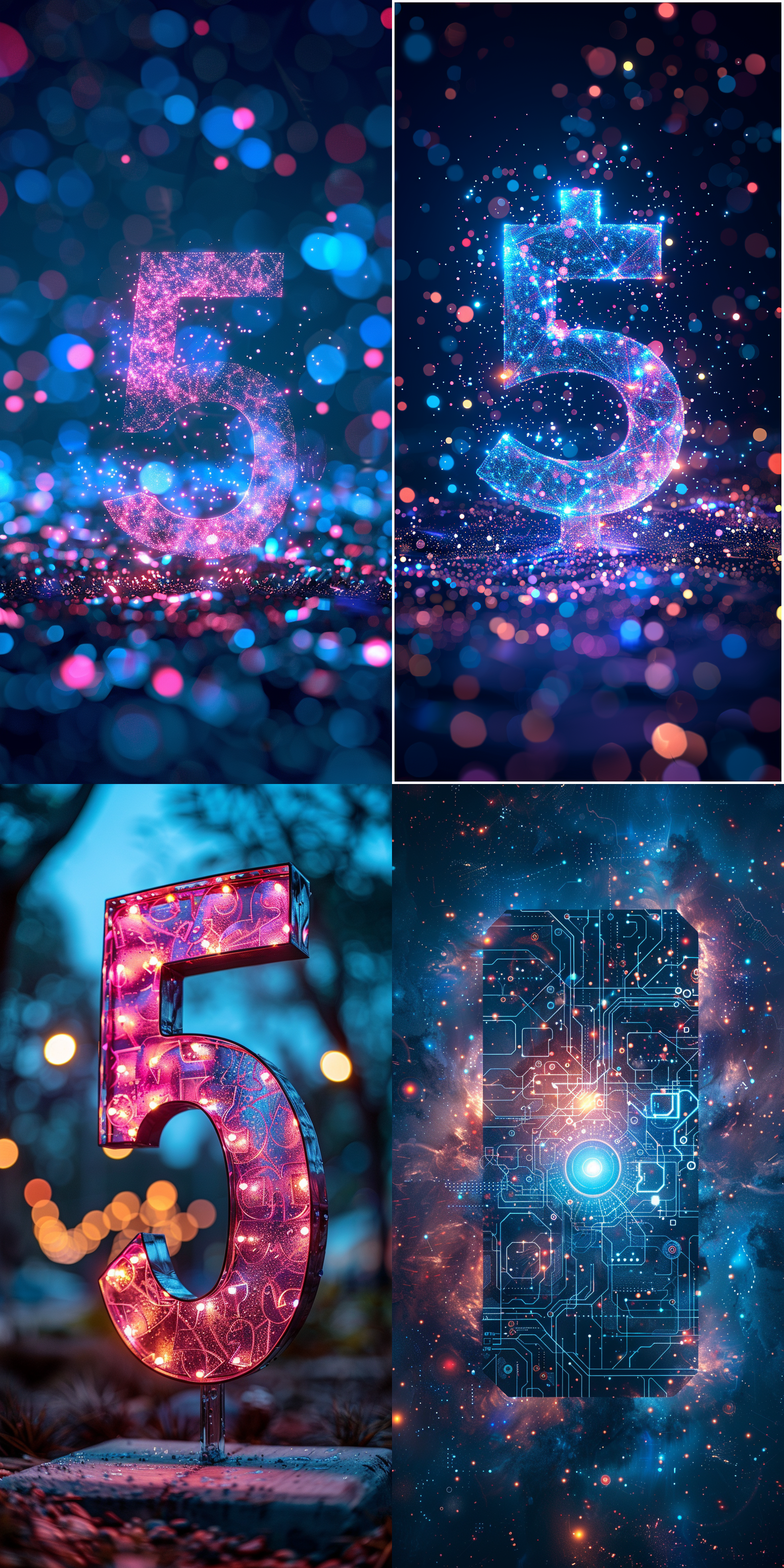 渐变炫酷商务科技感5g互联网公司企业纯背景