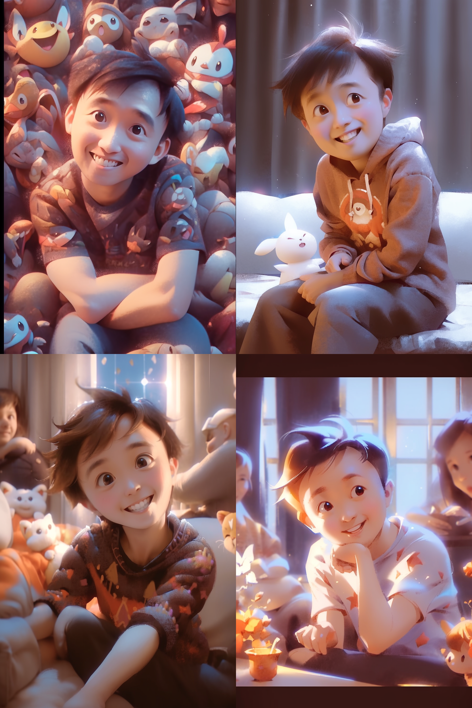 迪士尼动画人物，皮克斯风格，干净的背景，人物看着镜头，肉桂照明，光线跟踪，高细节，3d渲染，可爱风格。