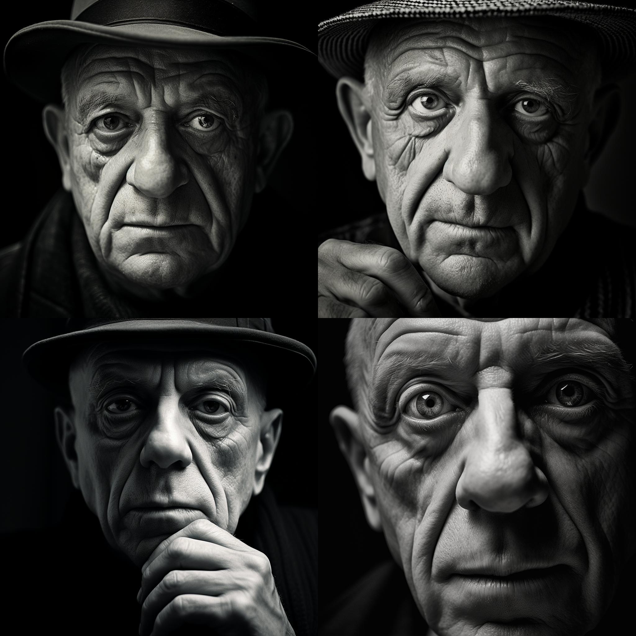 皮卡丘照片，复古风格，局部特写，黑白色调，细节清晰，微距镜头，室内拍摄，静态，怀旧情怀。