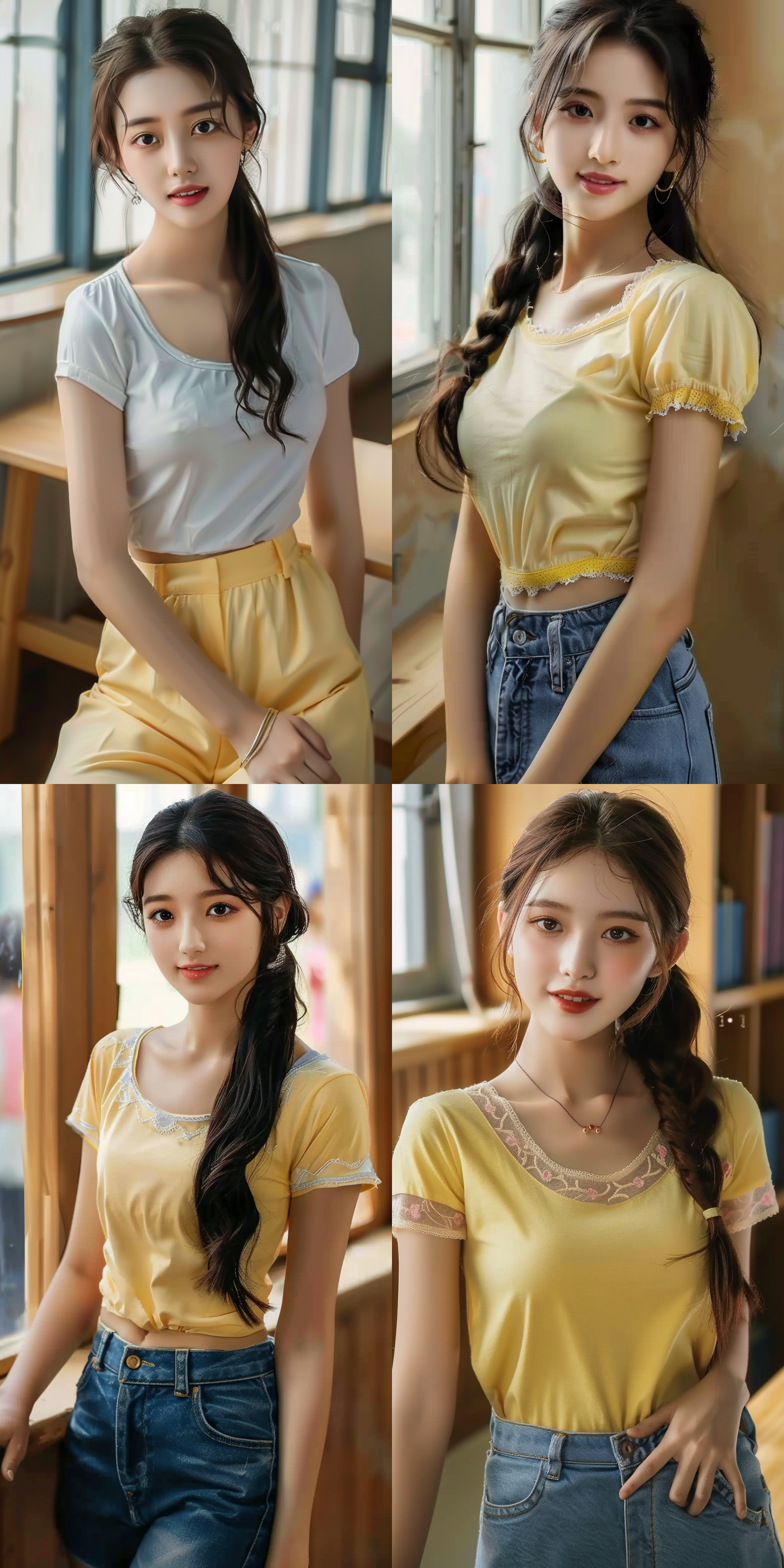 一个年轻漂亮的美女