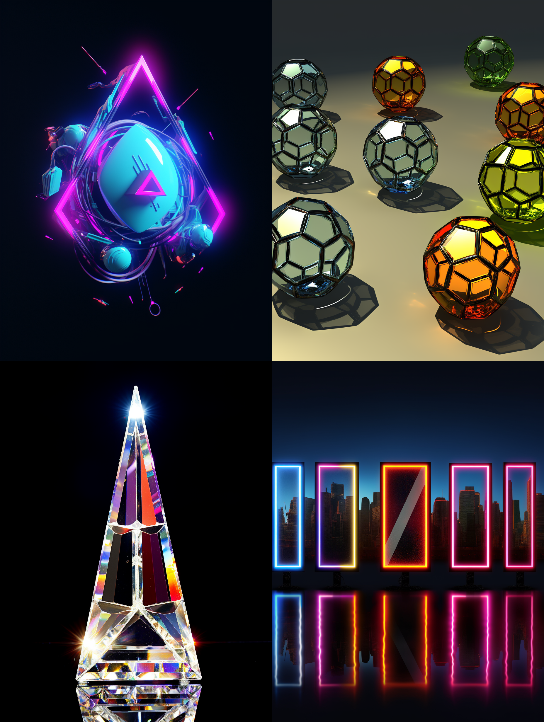 字体“图片定制”，玻璃和彩色折射材料，光滑表面，几何 3d 渲染，站在黑色背景上