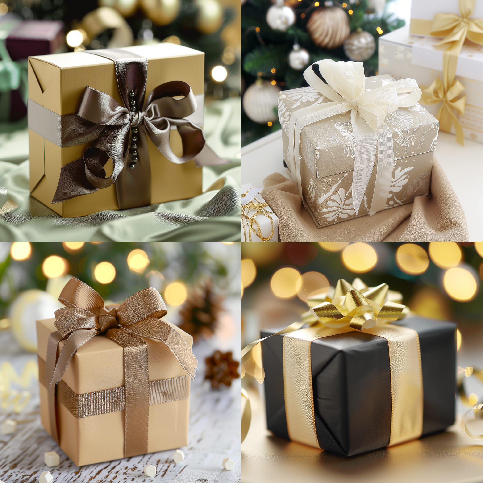 精美盒子包装，桌面，布