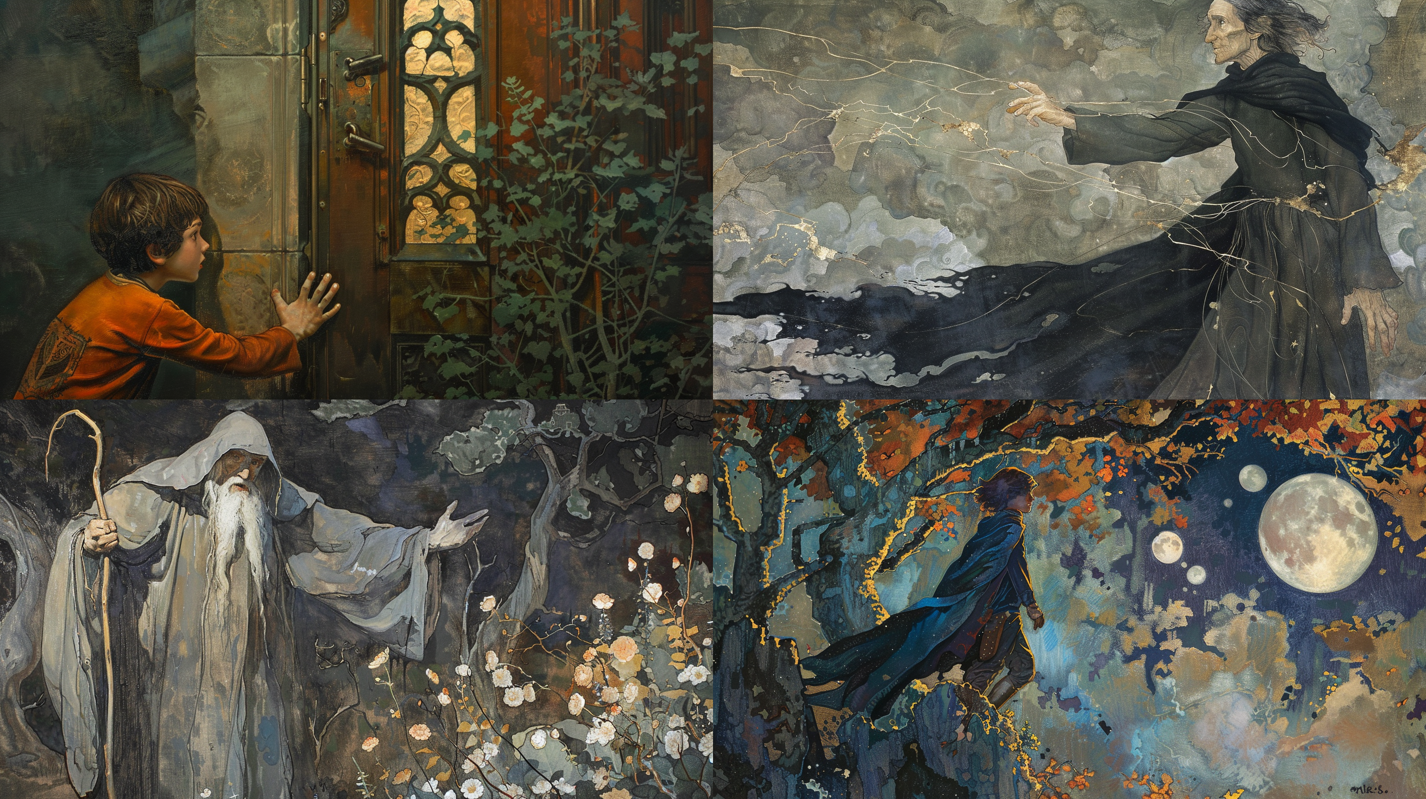 silver warlock by jessie willcox smith