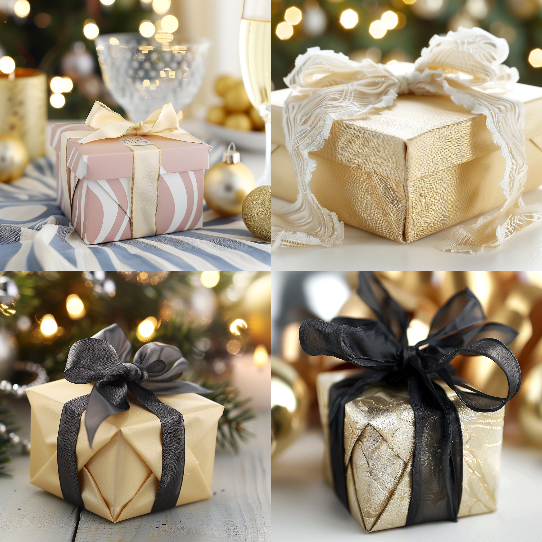 精美盒子包装，桌面，布