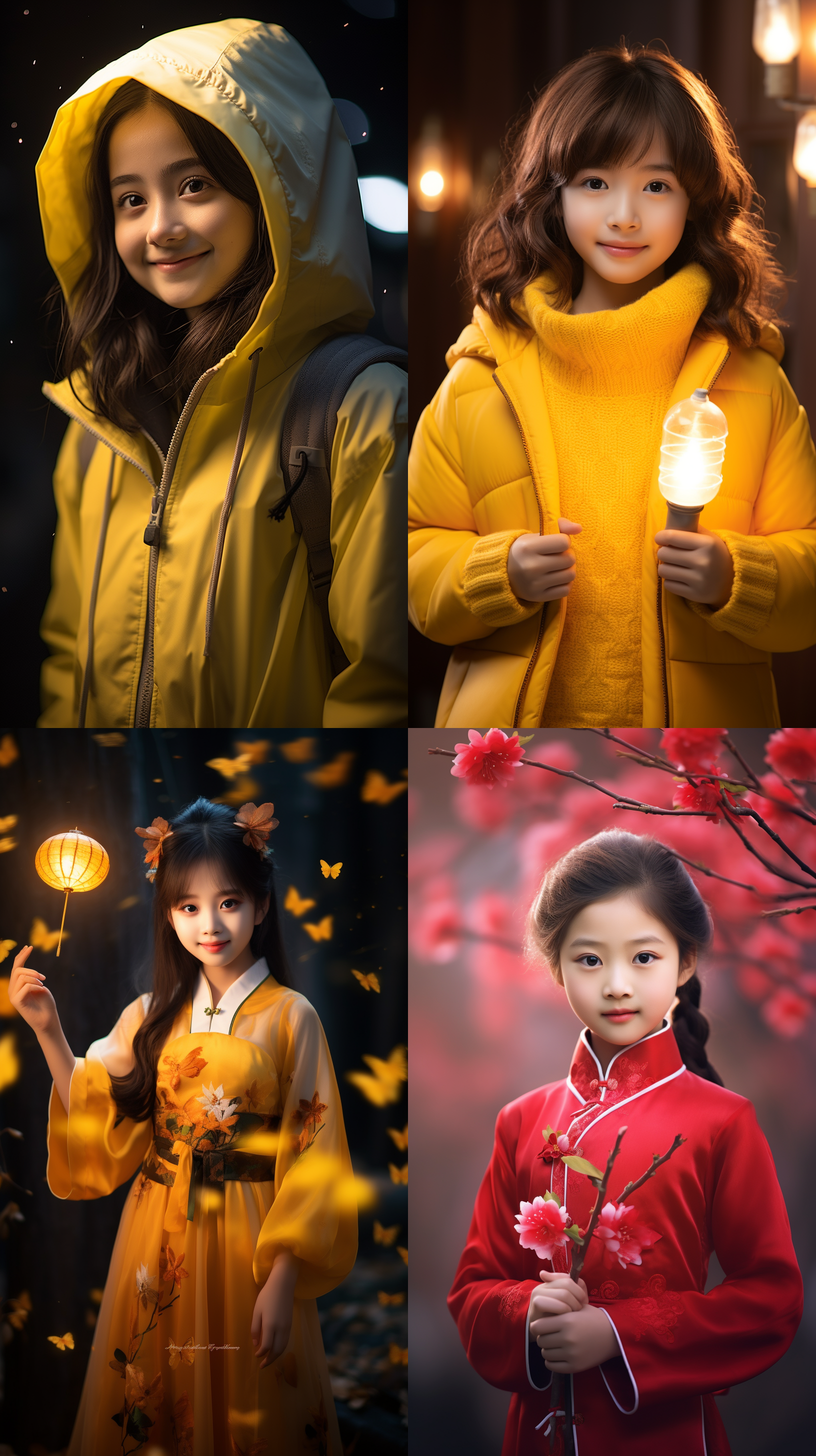 12岁中国少女，明亮色调，肖像镜头，明亮光线，自然环境，微笑，清澈眼神，柔和色彩，温暖氛围。