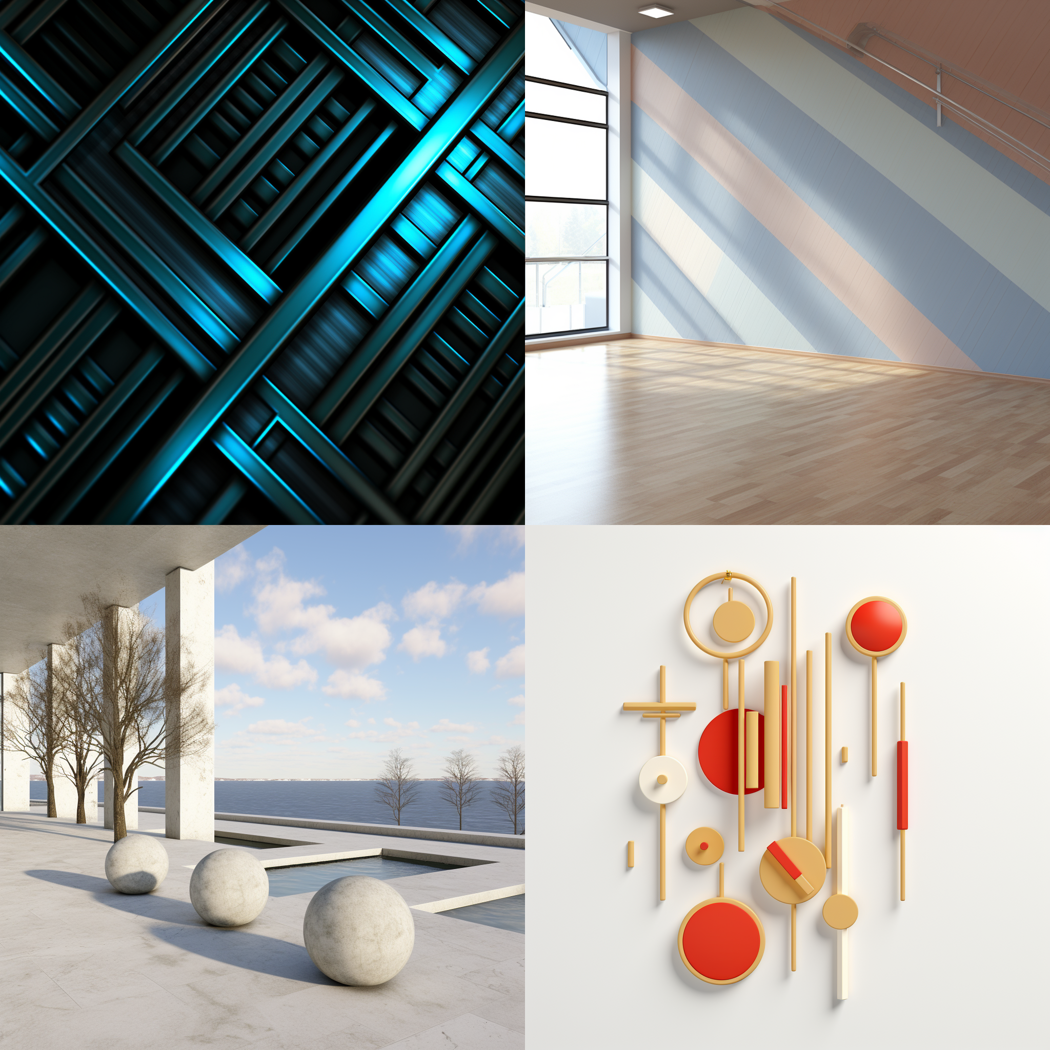 图片定制，几何 3d 渲染，