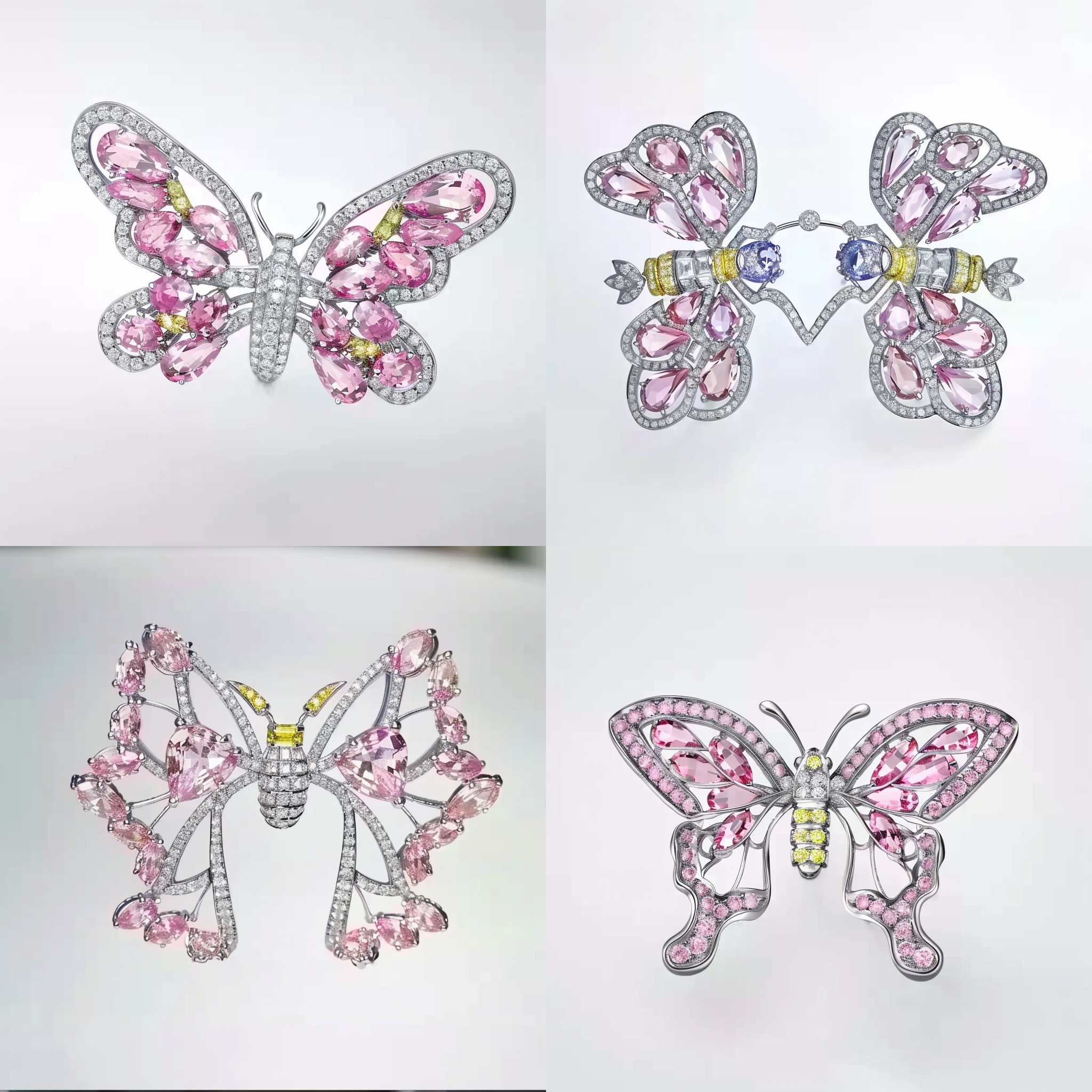 sapphire butterfly jewellery, pink diamonds, by jiao bingzhen, from transformers, with wings, qvc, featured on 99designs, by narayan shridhar bendre, playful and cheerful, inspired by giambattista pittoni, new release, (bee)