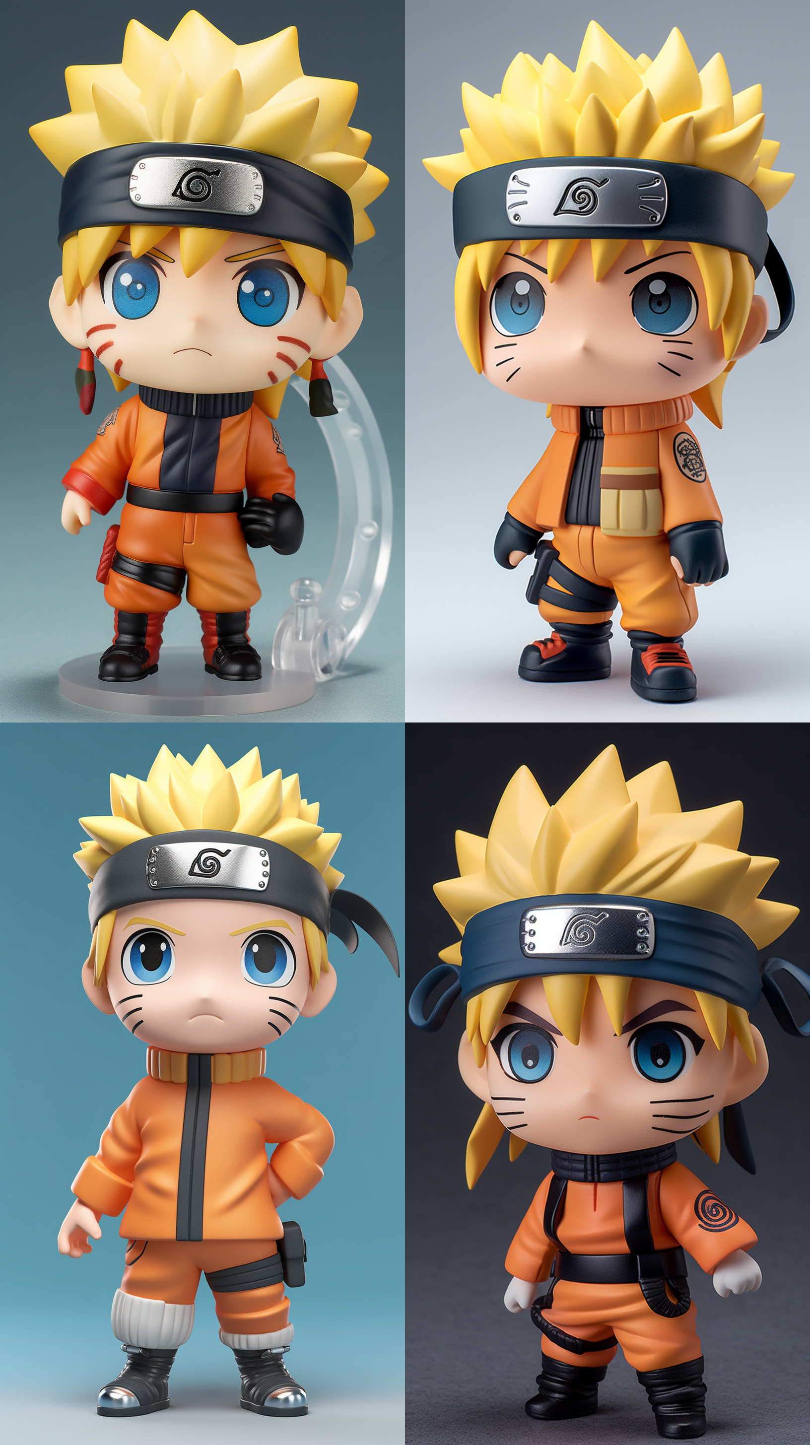 mockup of a [nendoroid naruto uzumaki] white background , photorealistic , 8k , ultra detailed , hd , product photography , studio lighting