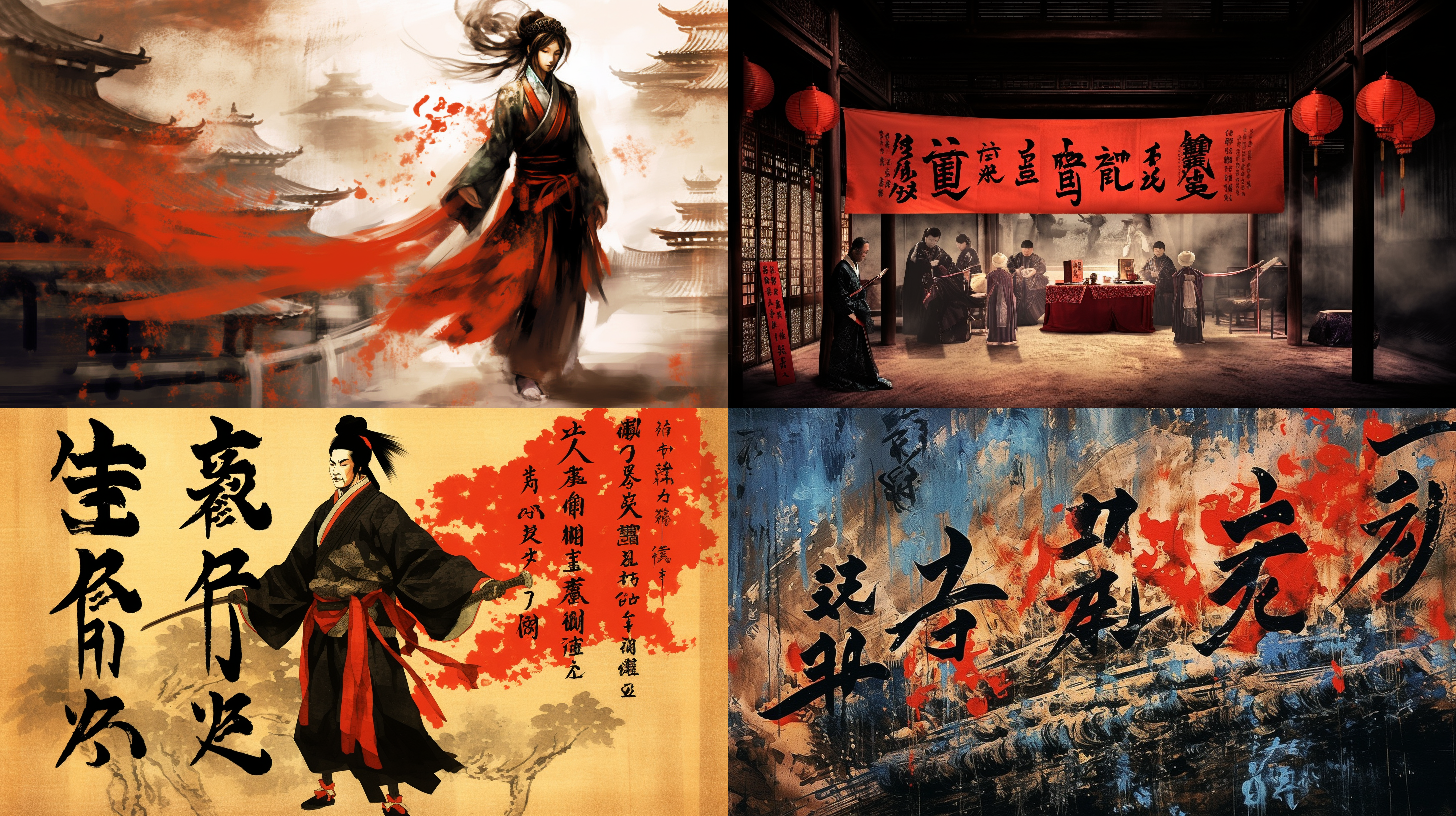 楷书书法，汉字“妈祖故里”，妈祖形象端庄仪态，古风服饰，神秘面纱。文化传承，古朴色调，细腻笔触，静态构图，灯光投射，祈福祝愿。手持广角镜头，高对比度，明暗交错，墨香浓郁，传统氛围。