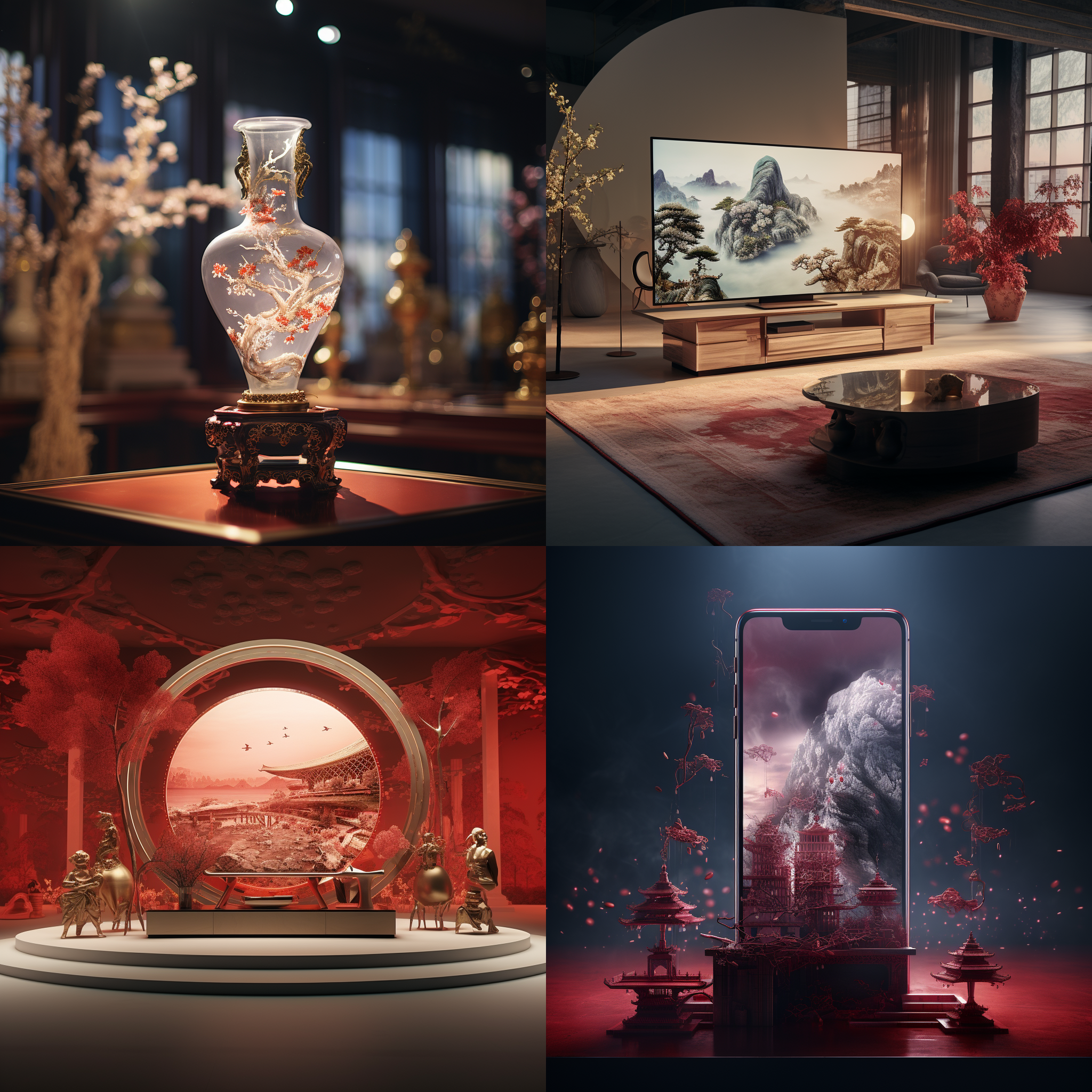 产品展示，高大上风格，8k超高清，国风氛围，广角镜头，明亮照明，展示动作，细节突出，视觉冲击力。