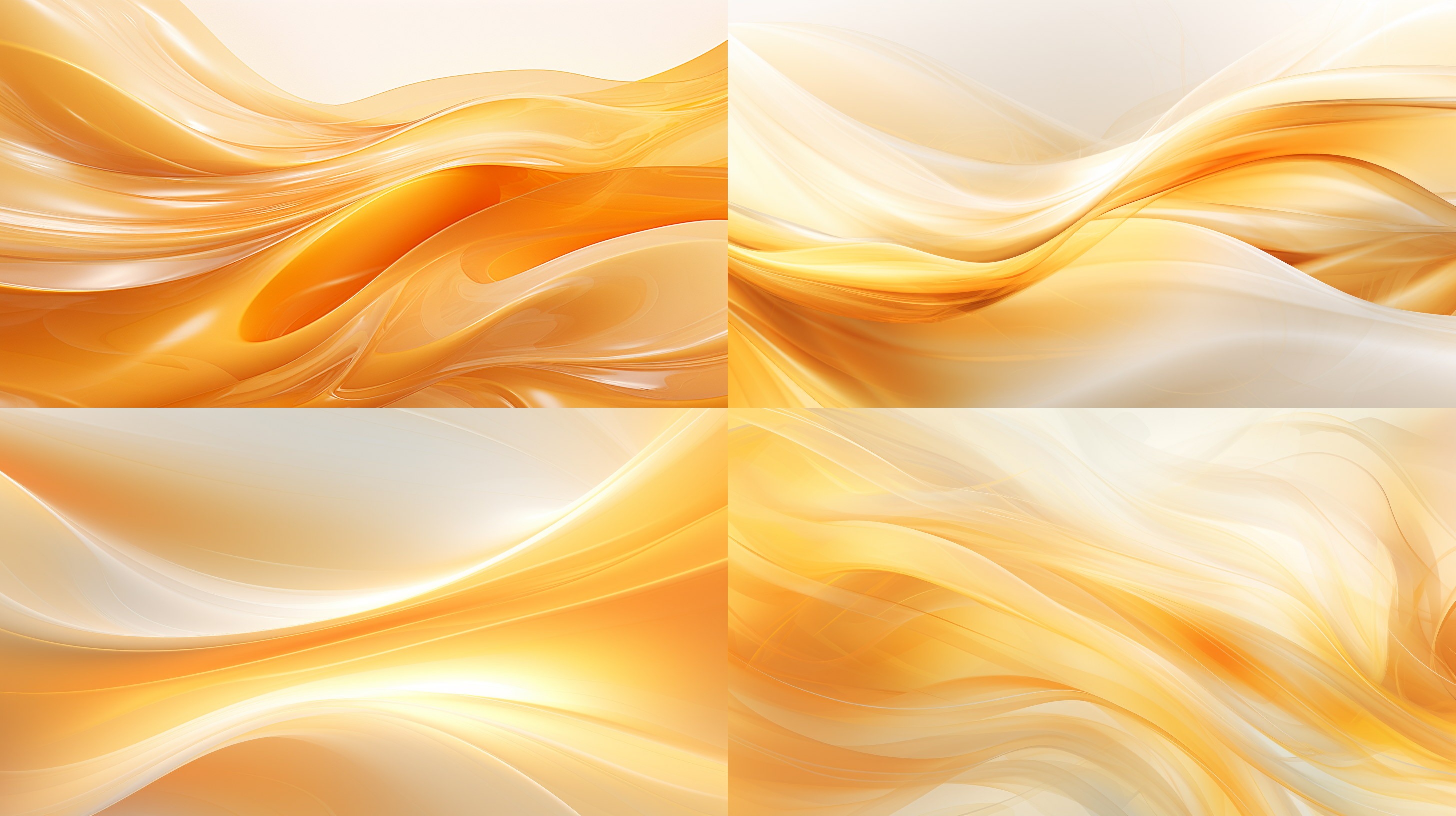 an abstract golden and light orange pattern, in the style of alex ross, light white and light gold, 32k uhd, light-filled seascapes, dynamic lines, captivating light, light-filled