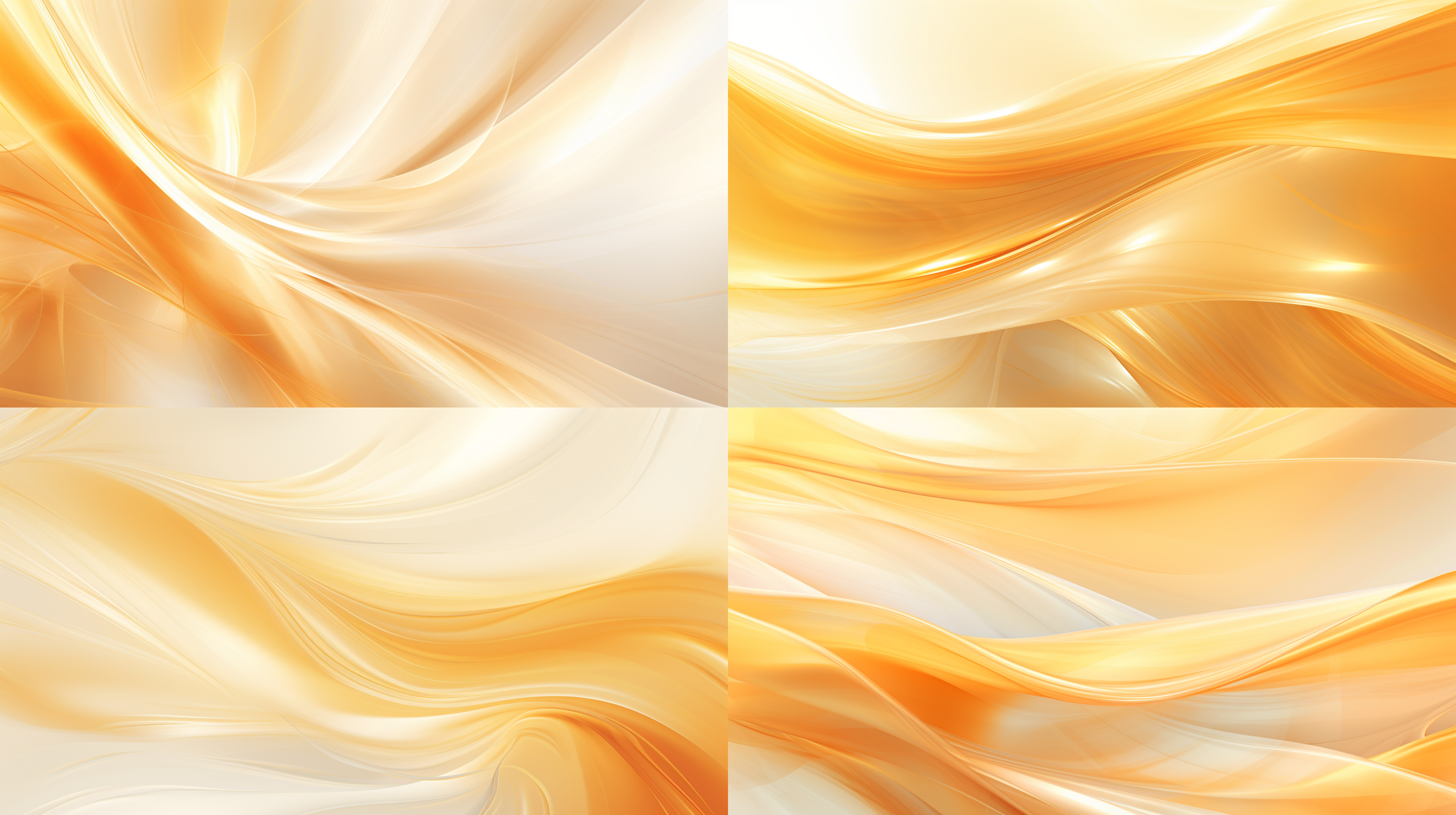 an abstract golden and light orange pattern, in the style of alex ross, light white and light gold, 32k uhd, light-filled seascapes, dynamic lines, captivating light, light-filled