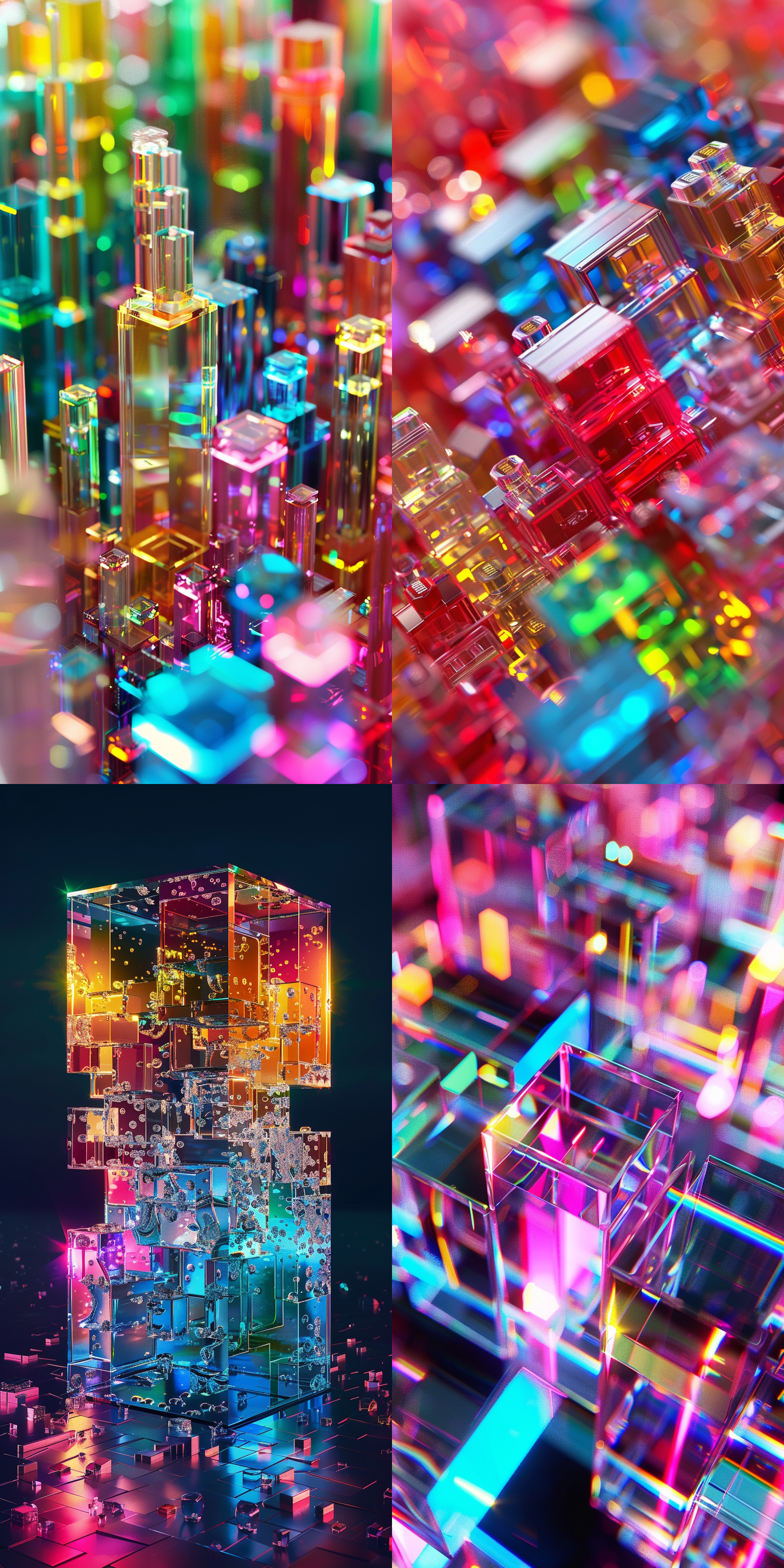 3d排版，乐高积木，3d，c4d，数字渲染，色彩鲜艳，明亮发光线，满屏，真空塑料膜包裹，超清晰，超精细超高分辨率，超高质量，超高品质