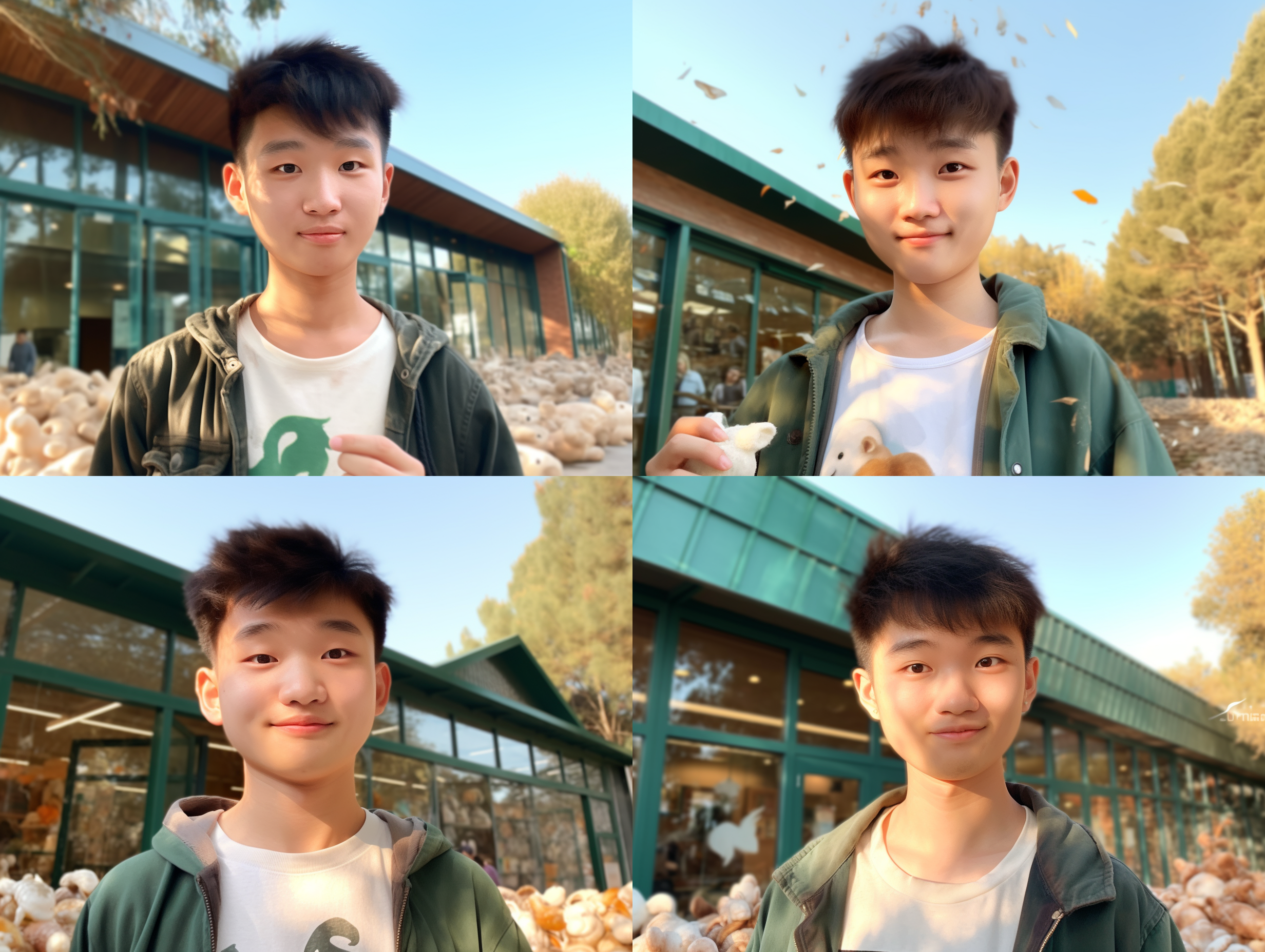 一个孩子在沙滩上捡贝壳。 动画艺术 家庭办公室 头部特写 未来主义 汉服 开心