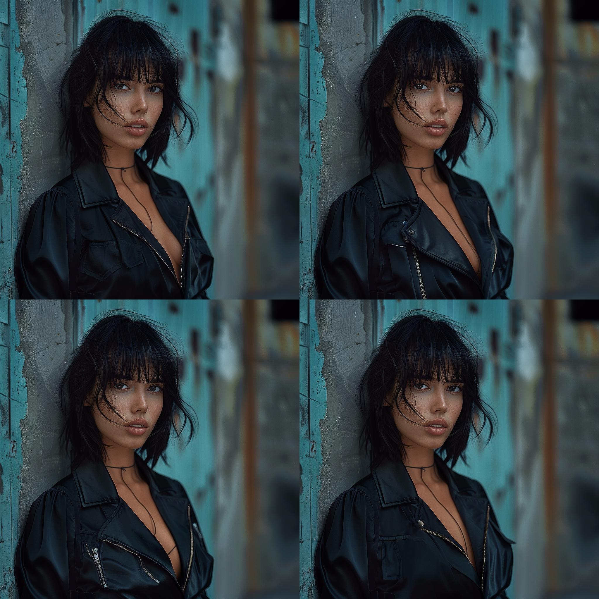 黑发美女，极品身材，高清4k,电影镜头，街头 portrait of a black-haired beauty with a stunning figure, shot in high-definition 4k resolution with a cinematic lens on the streets.