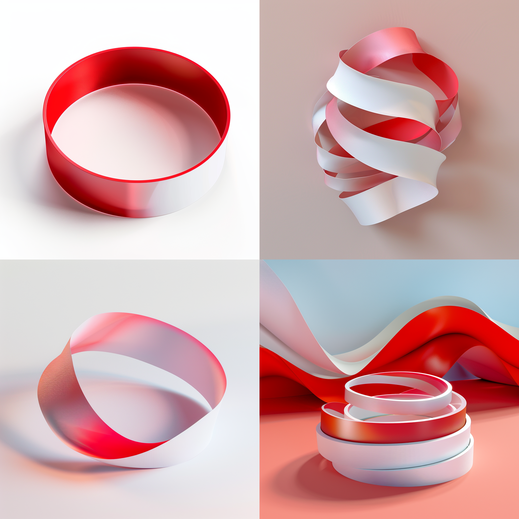40mm tape, gradient white to red, inkscape, cgi rendering, horizontal view, big ribbon, overglaze, inspired by lorentz frölich
