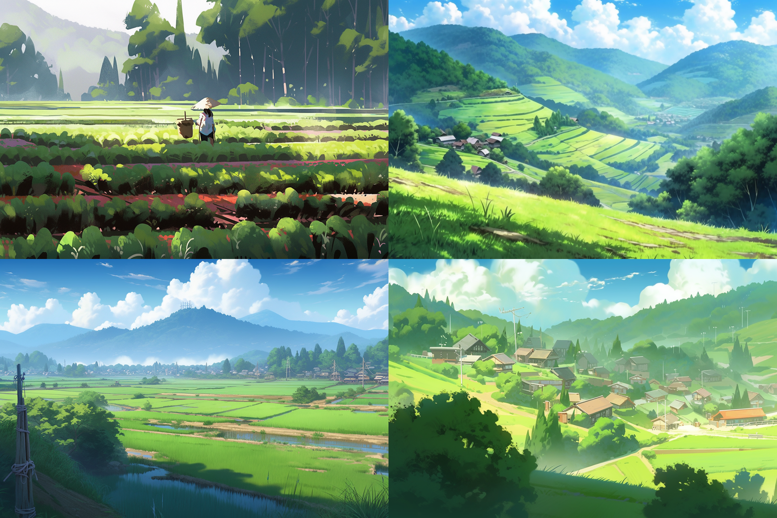 有好多的大学生们下乡上山振兴乡村，在田地里辛勤耕种