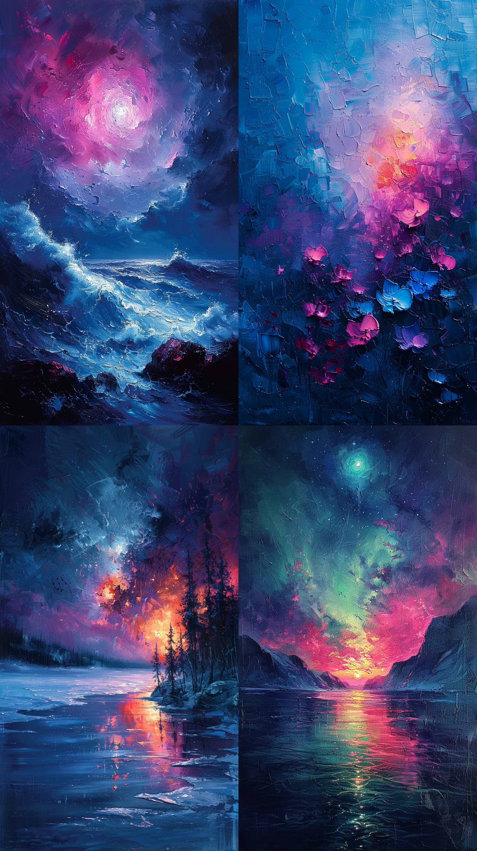 monet, impressionism ,the arctic's phantasmagoria, the aurora borealis is like a dream. a brilliant and colourful dance of emerald, fuchsia and pale blue. in the stillness of the polar night, nature's magic presents itself as a stunning show in an icy wonderland. let the mind revel in the beauty of the arctic