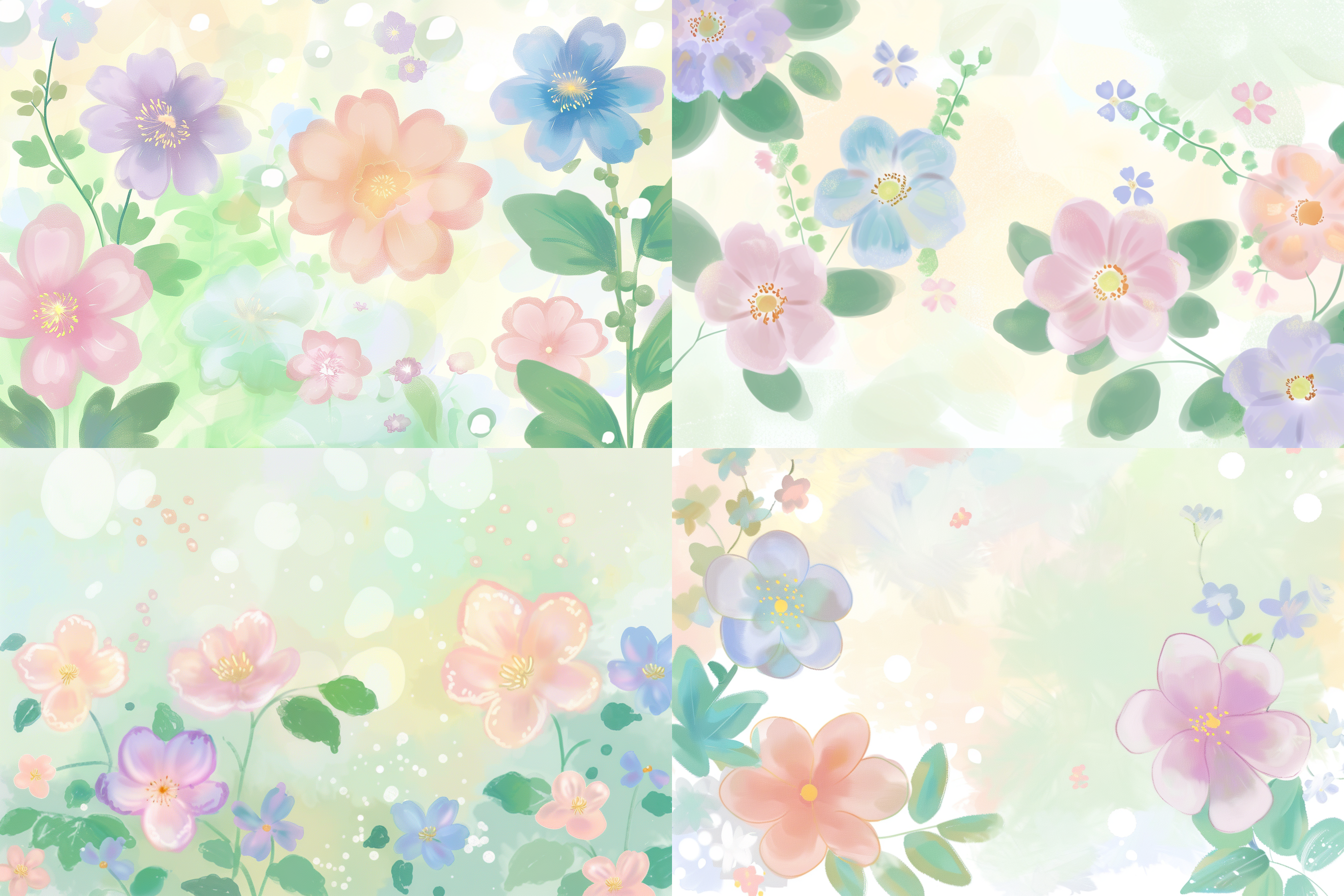 花卉 数码绘画 浮世绘