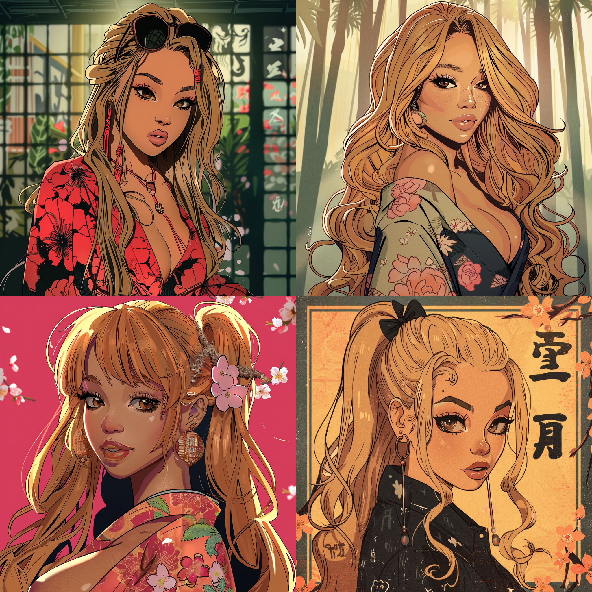 日漫风格的mariah carey。