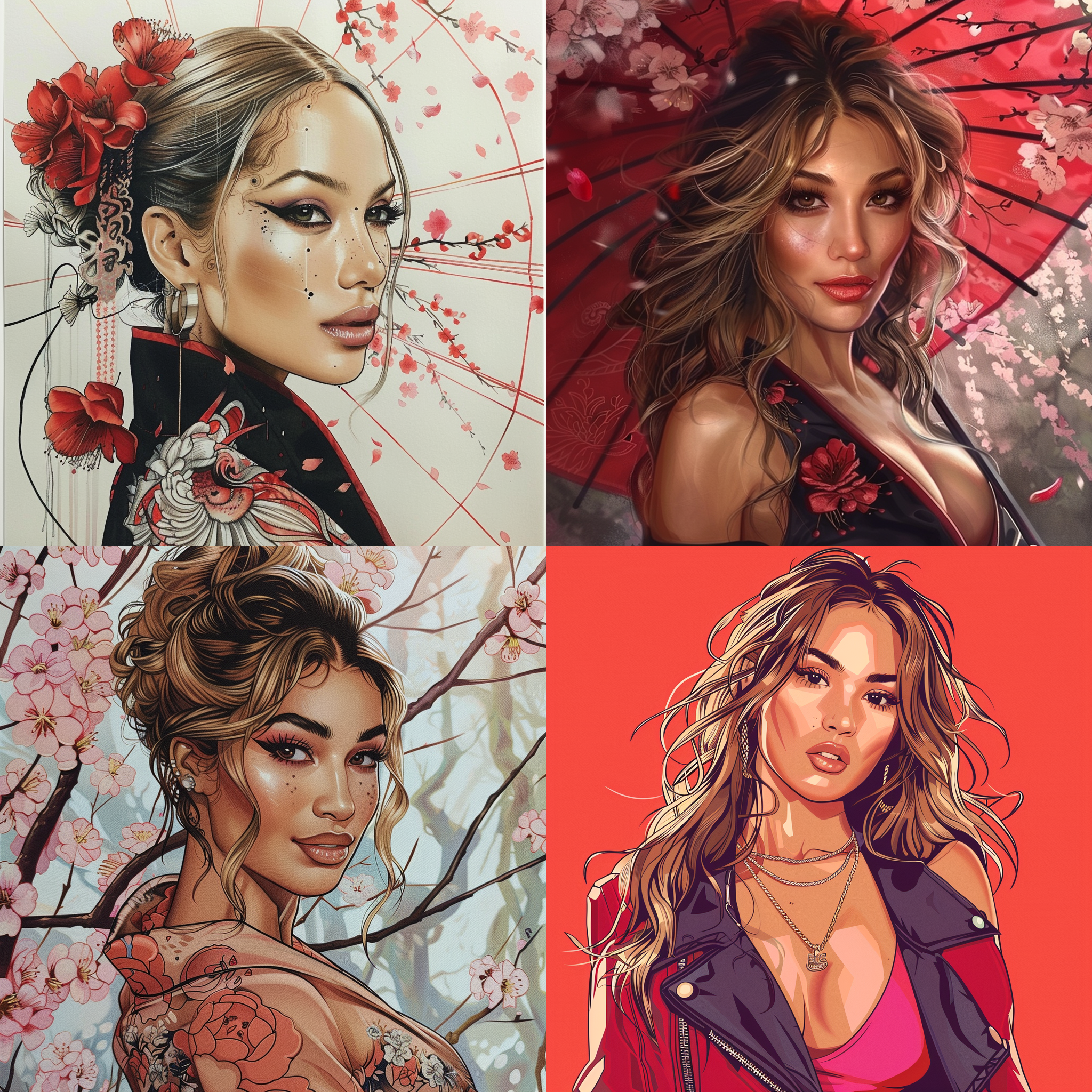 日漫风格的jennifer lopez。