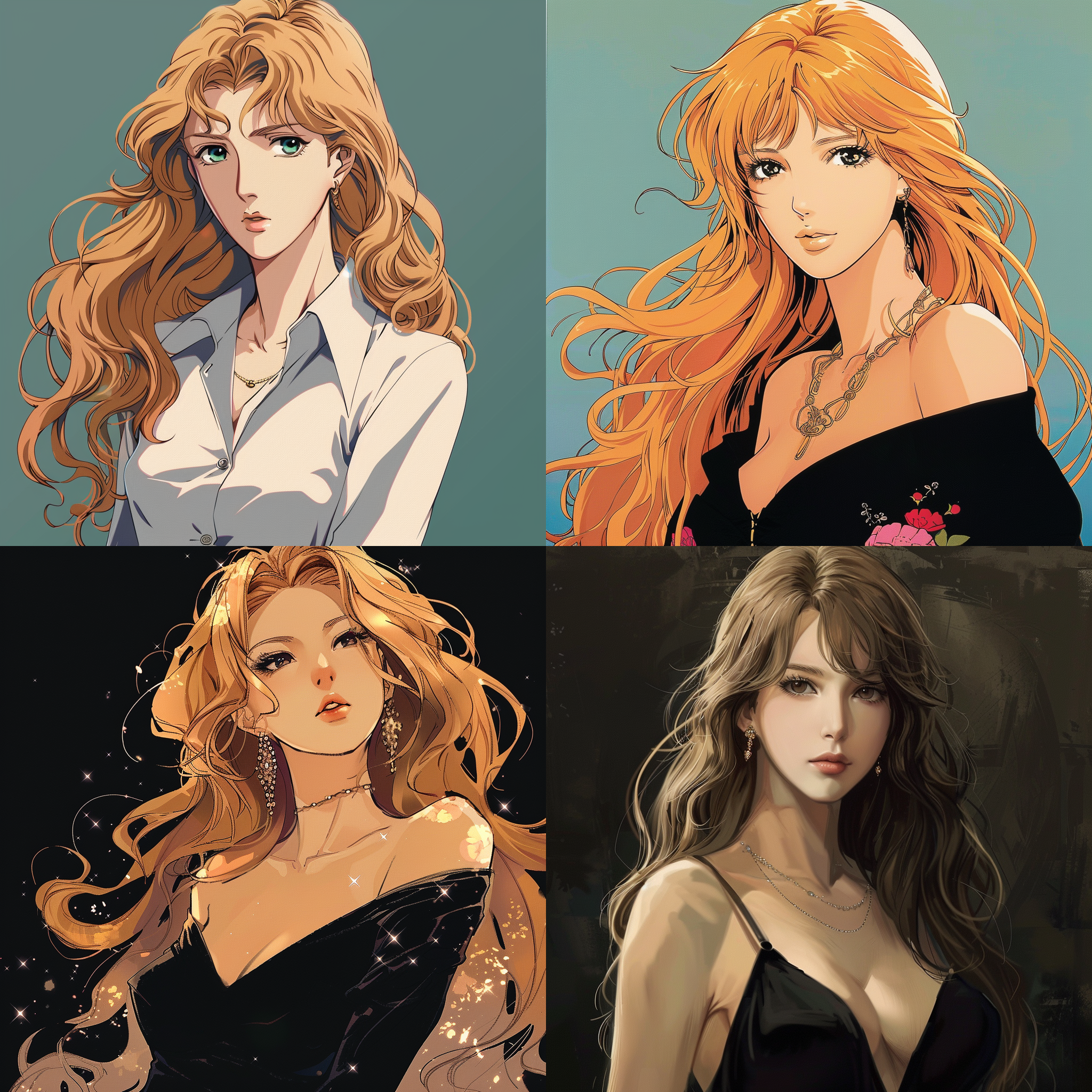 日漫风格的celine dion。