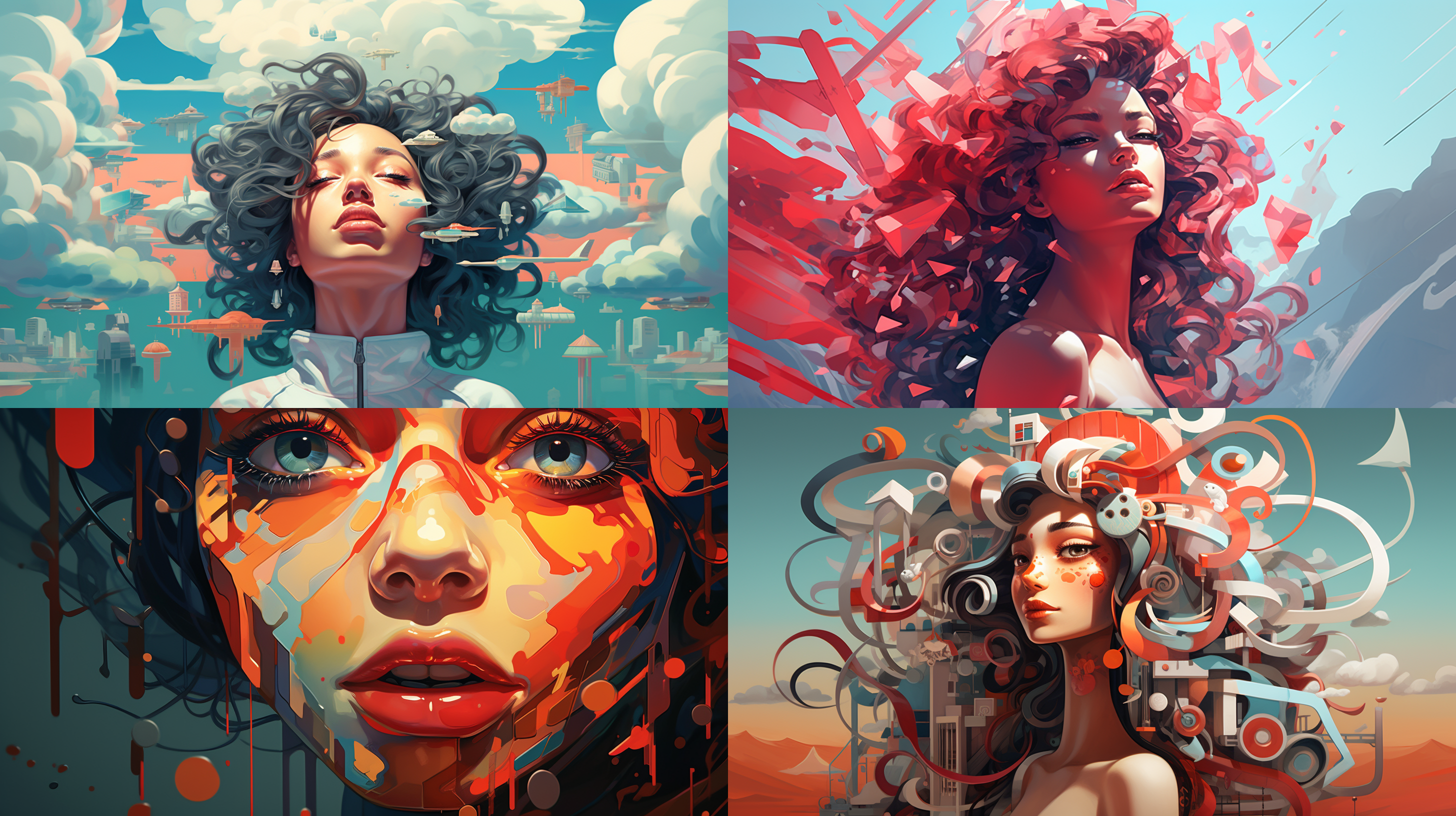 表达清晰准确简洁的二维插画