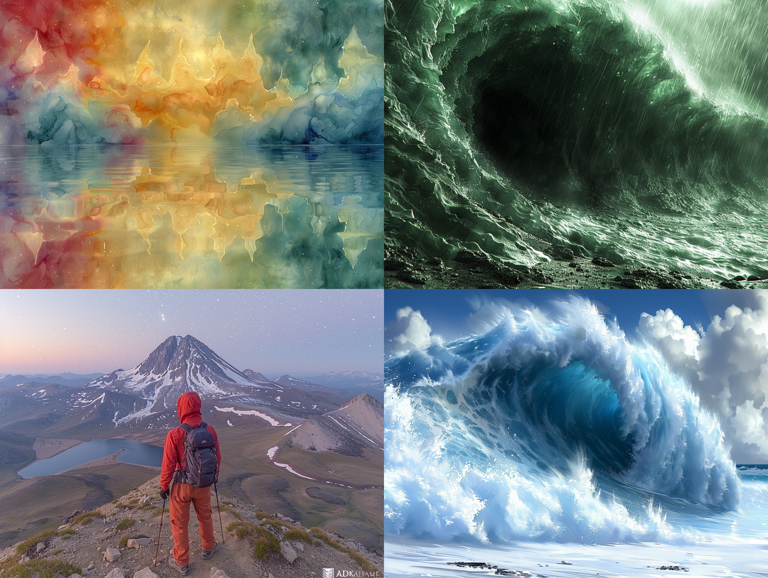 宇宙壮丽景观，苍穹深邃星空，巨大白洞辉映，璀璨光芒映衬，虚实交错，神秘莫测，科幻风格，超广角镜头，夜景模式，明亮灯光，仰视角度，震撼情感。