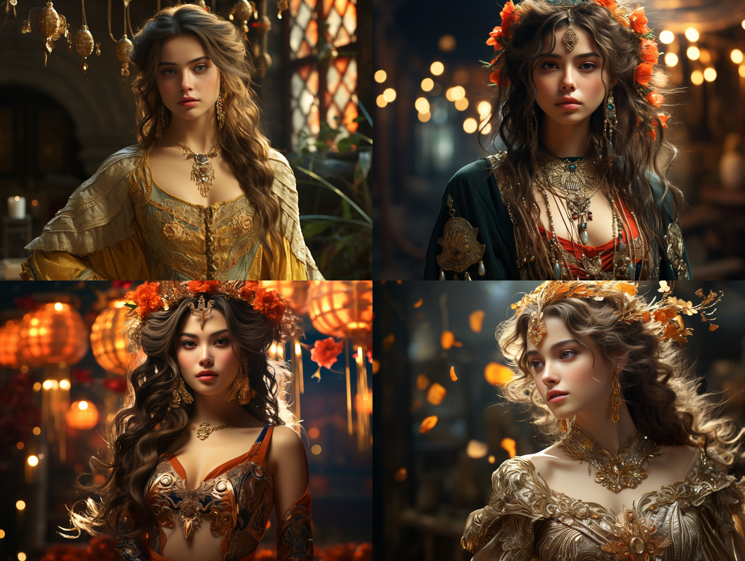 丹炉，神秘古代风格，3d渲染，金色调，细节丰富，高光效果，仙气飘飘，环境光，全景镜头，神秘色彩，古典美感。