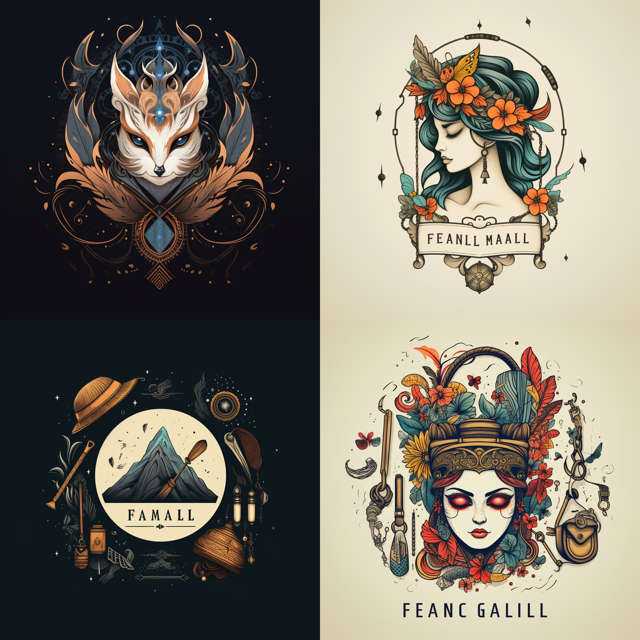 handmade accessories brand logo image