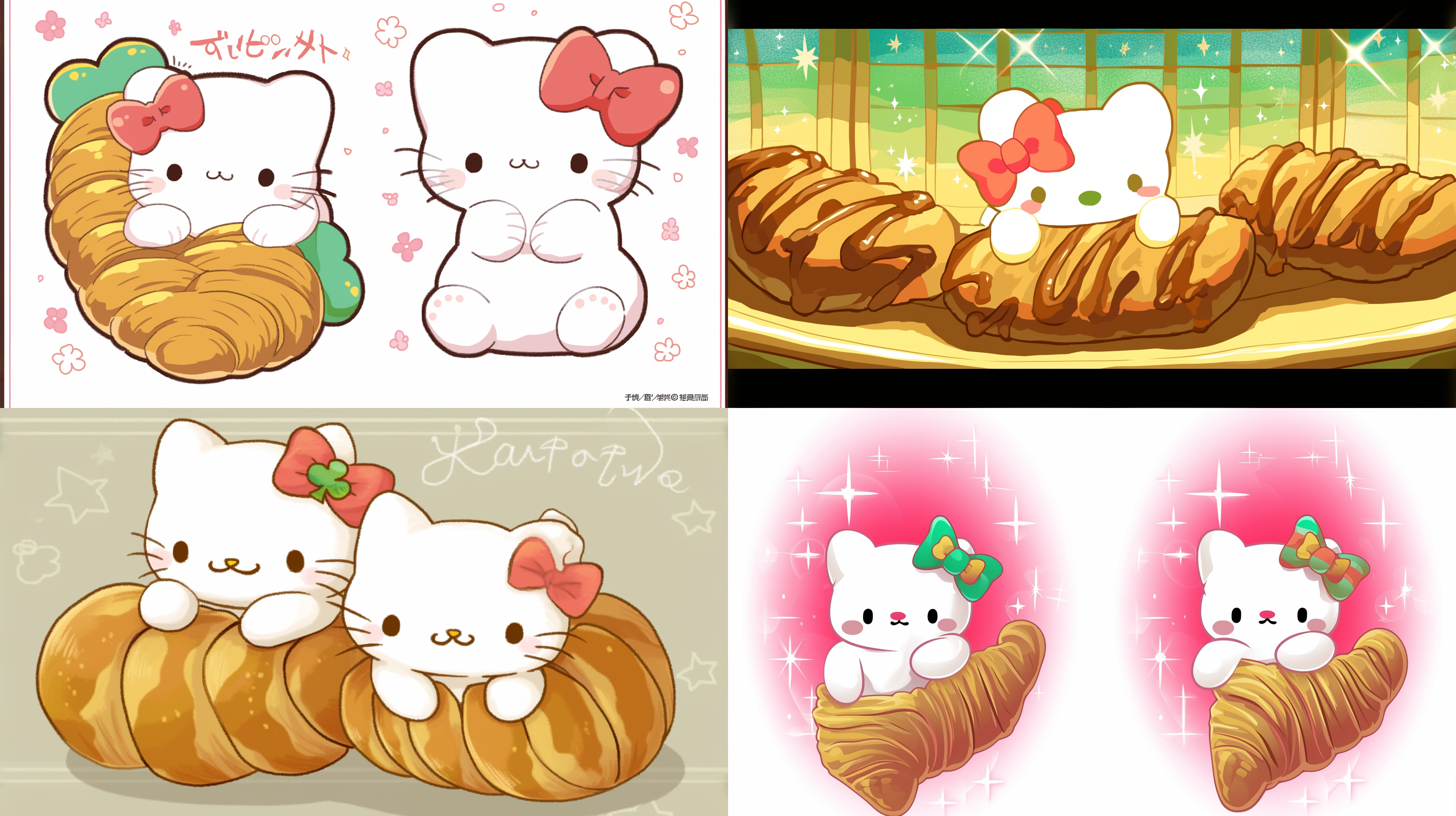 一只粉色的小码再吃一只冰淇淋