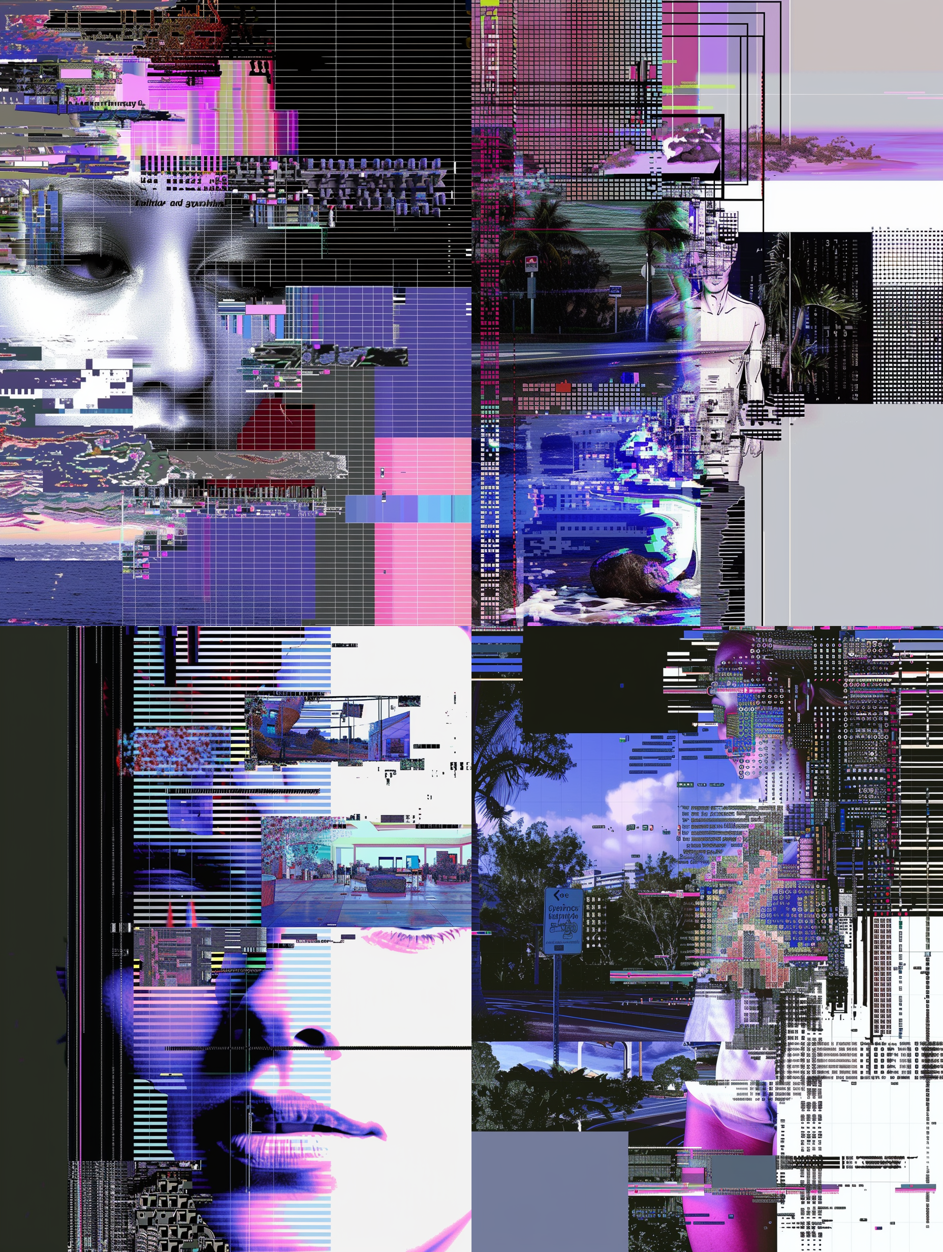 创意摄影，虚拟现实，马赛克，错觉与现实，装置艺术